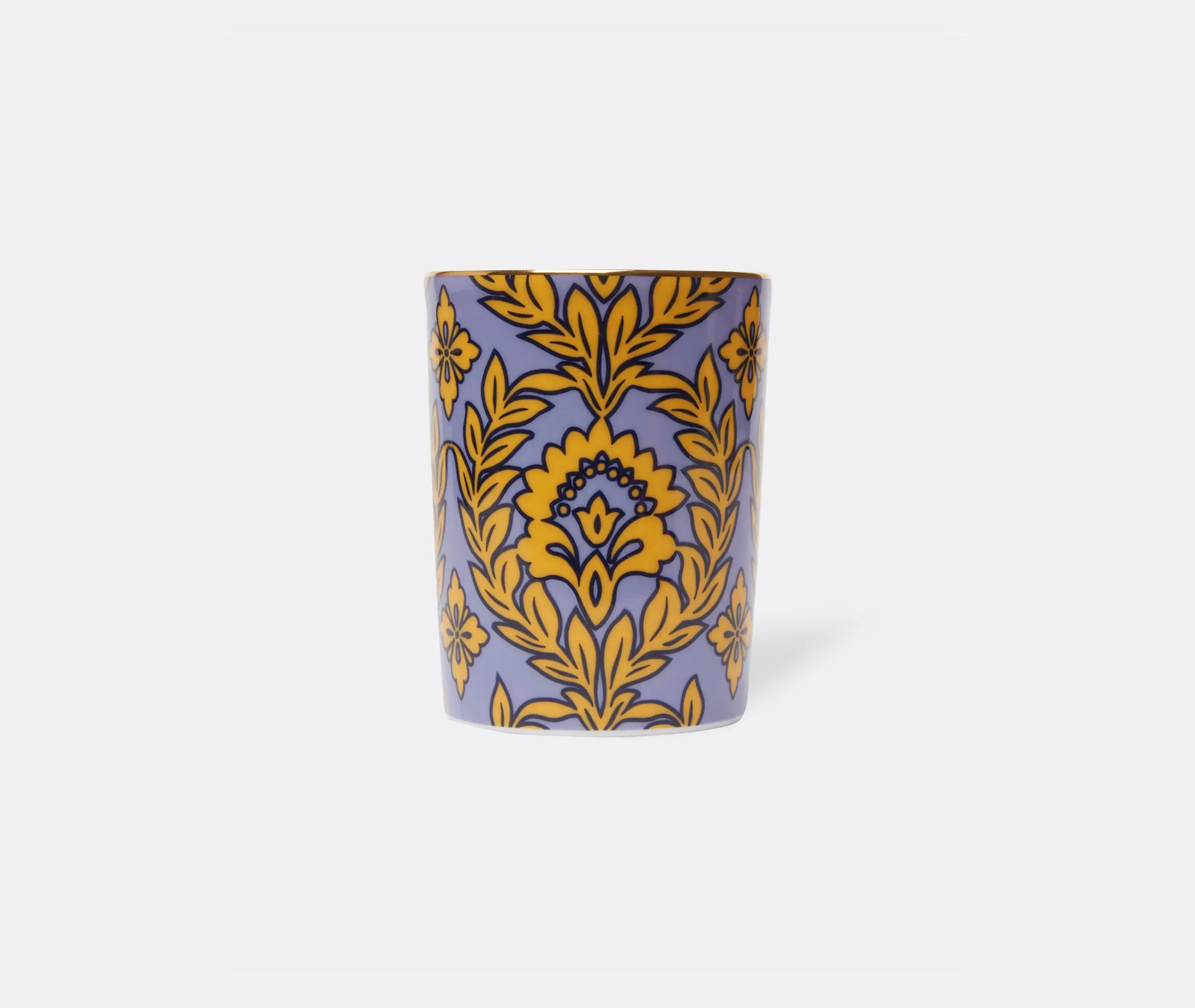 Decorative Cup with Gold Rim - Purple, Porcelain image