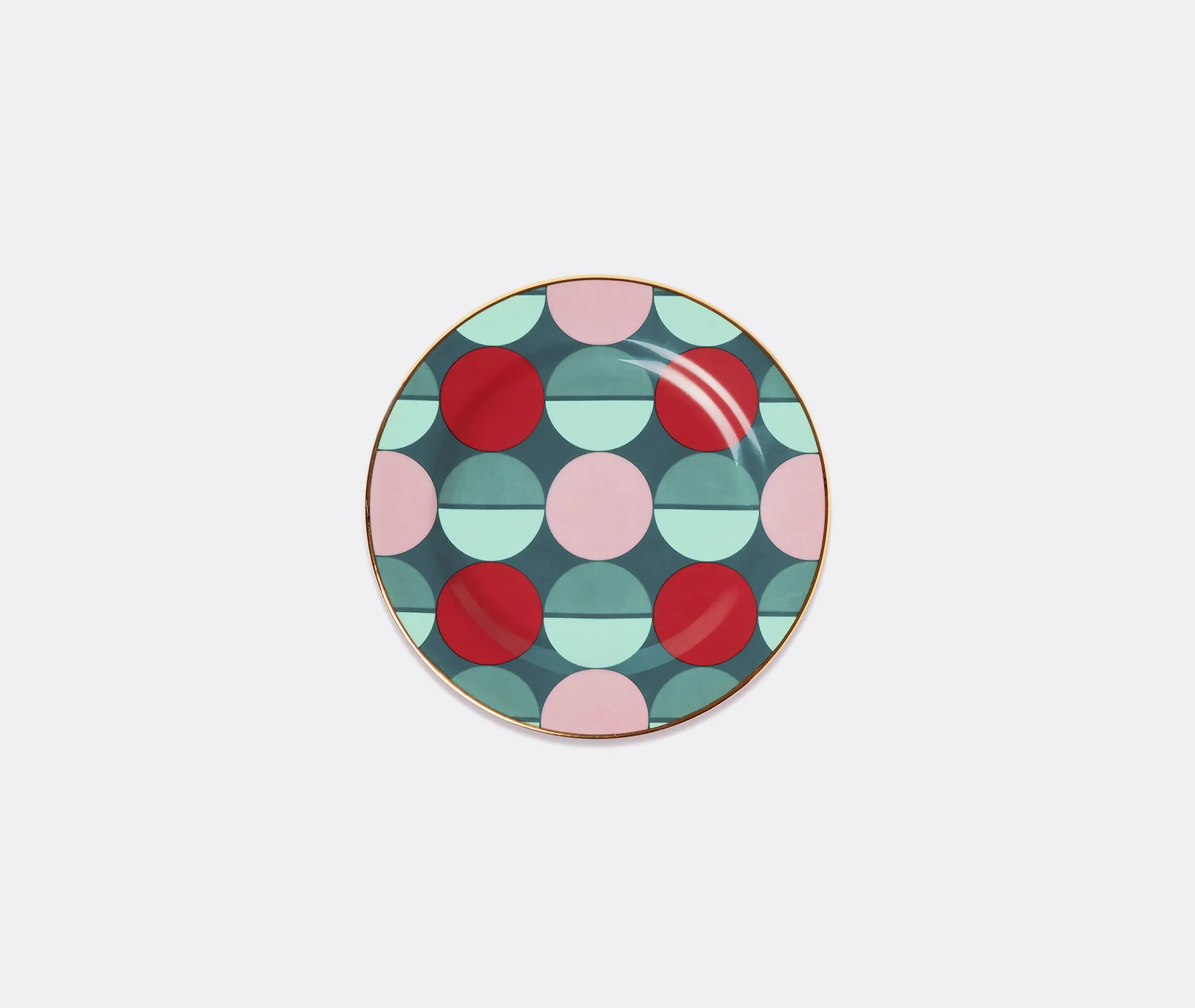Dessert Plates Set of 2 - Multicolour, Porcelain