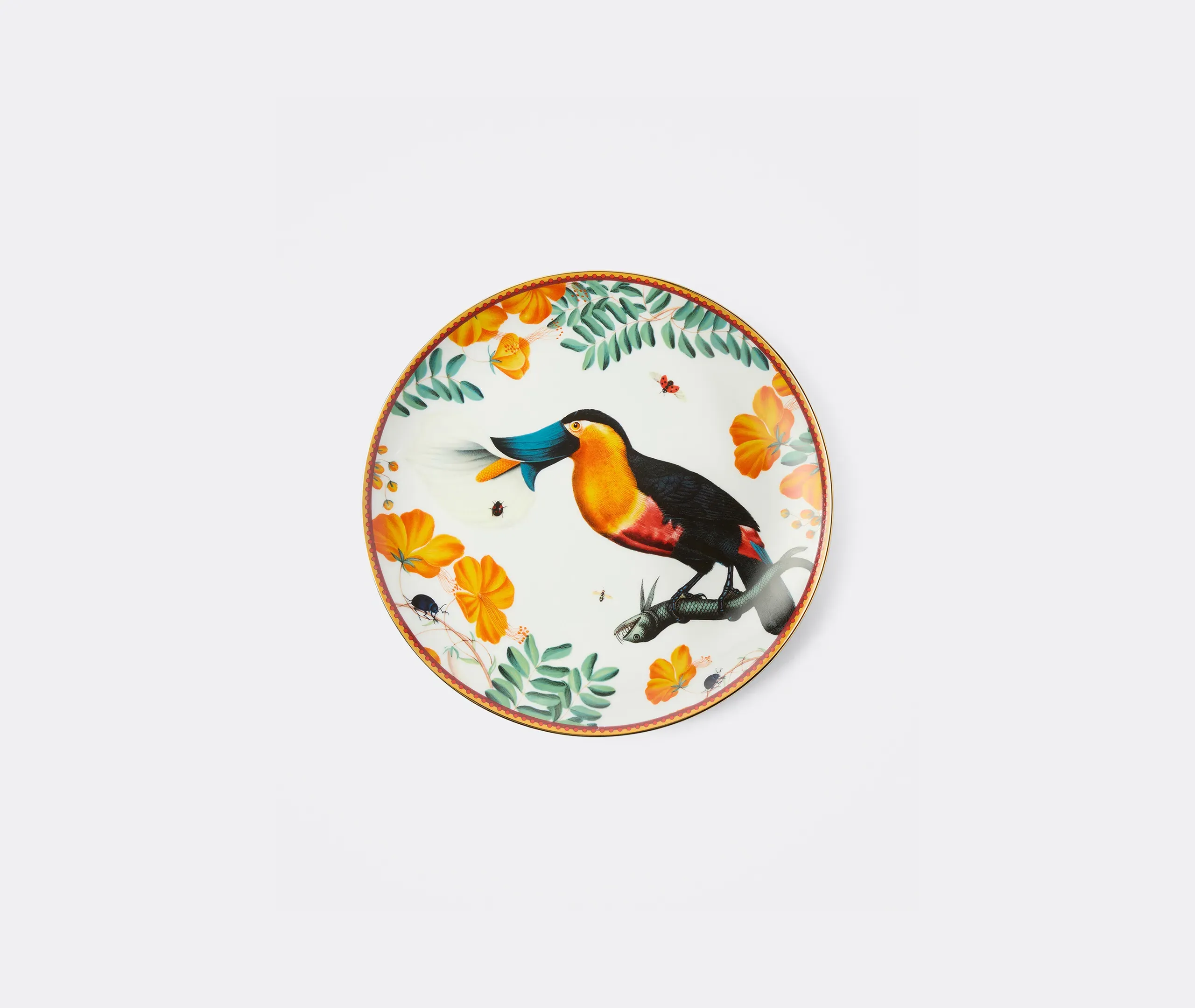 Floroucan Decorative Plate - Ivory, Porcelain product
