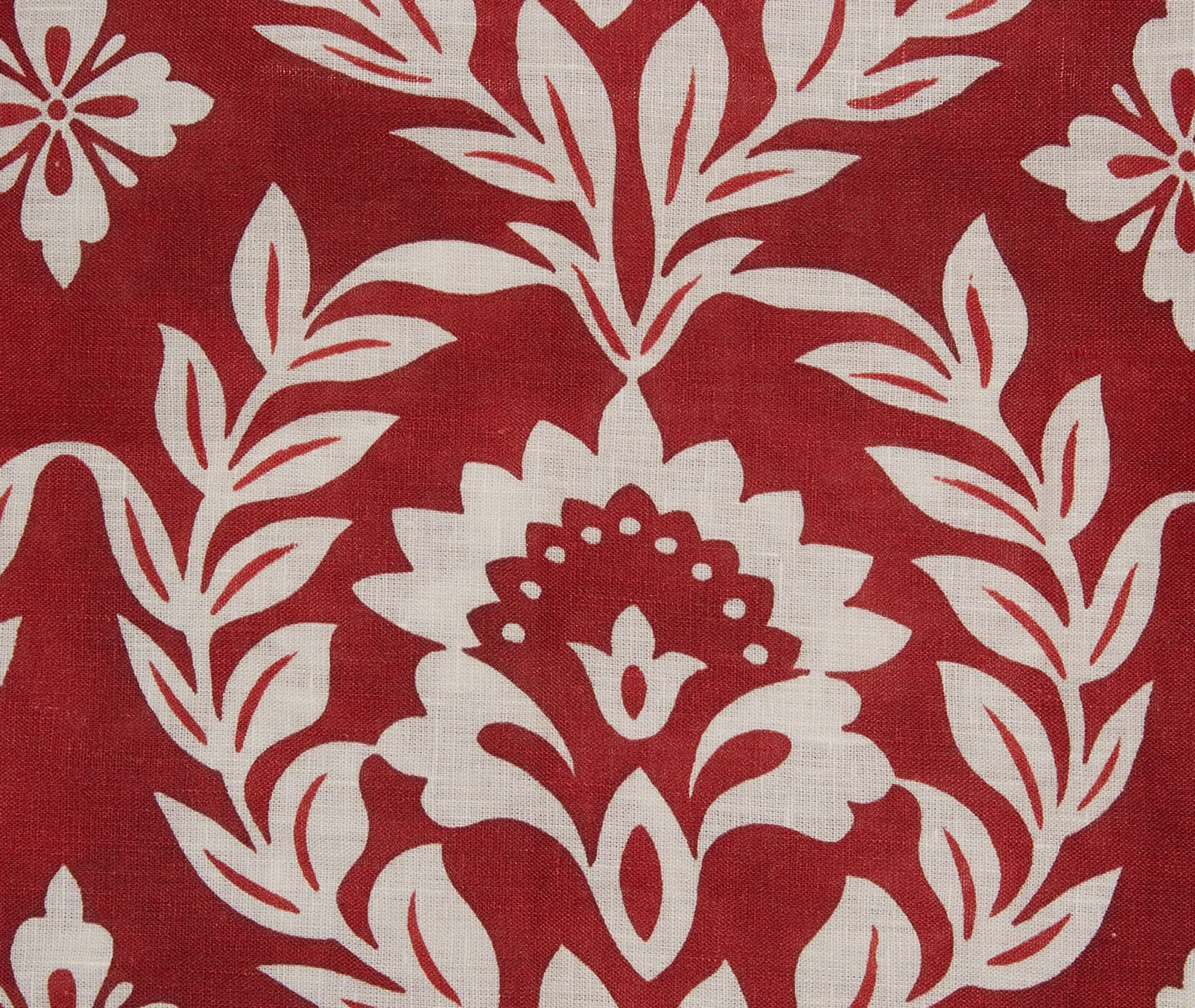 Garland Bordeaux Large Tablecloth - Bordeaux, Linen