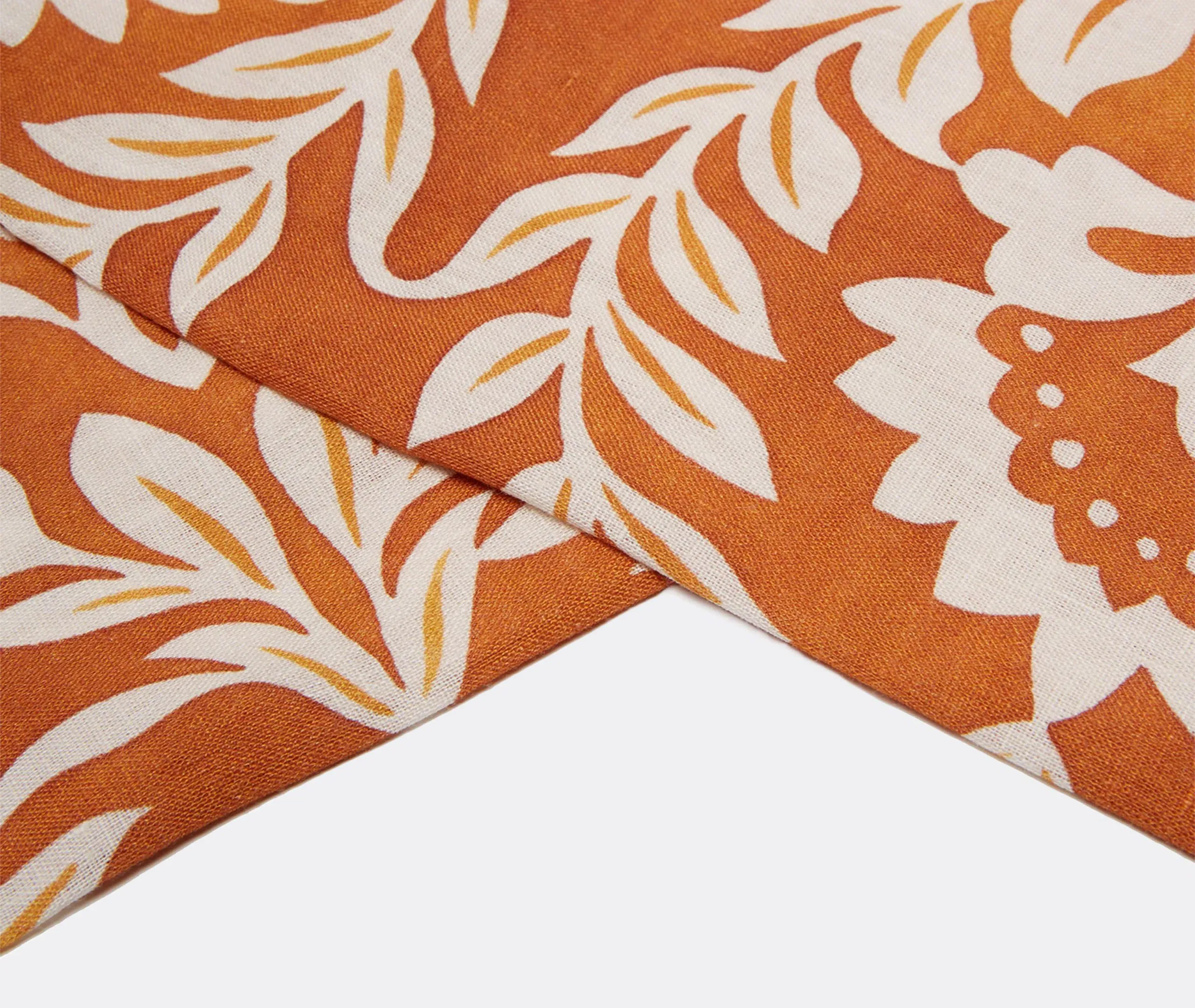 Garland Siena Medium Tablecloth - Orange, Linen