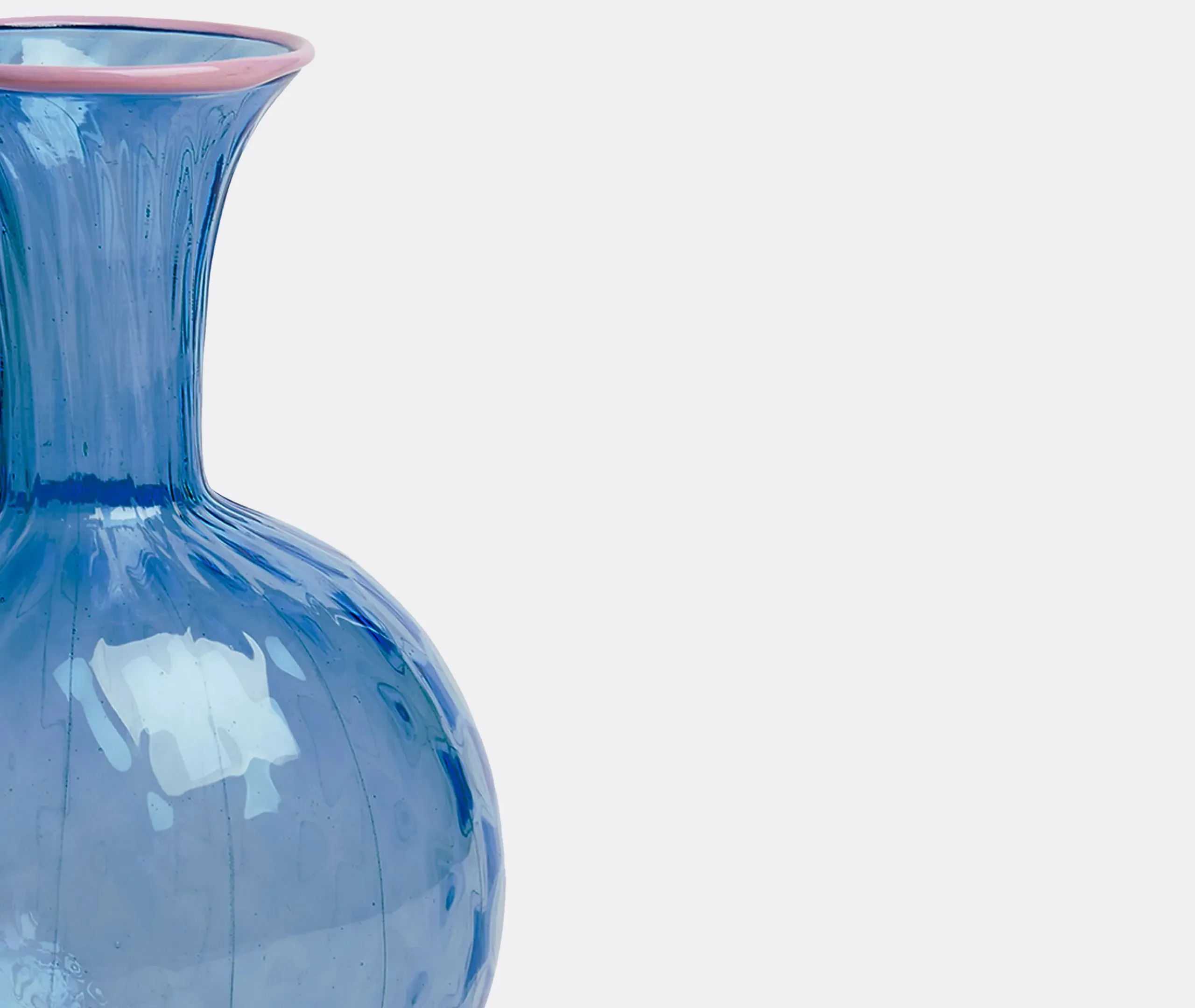 Glass Carafe - Blue, Murano Glass