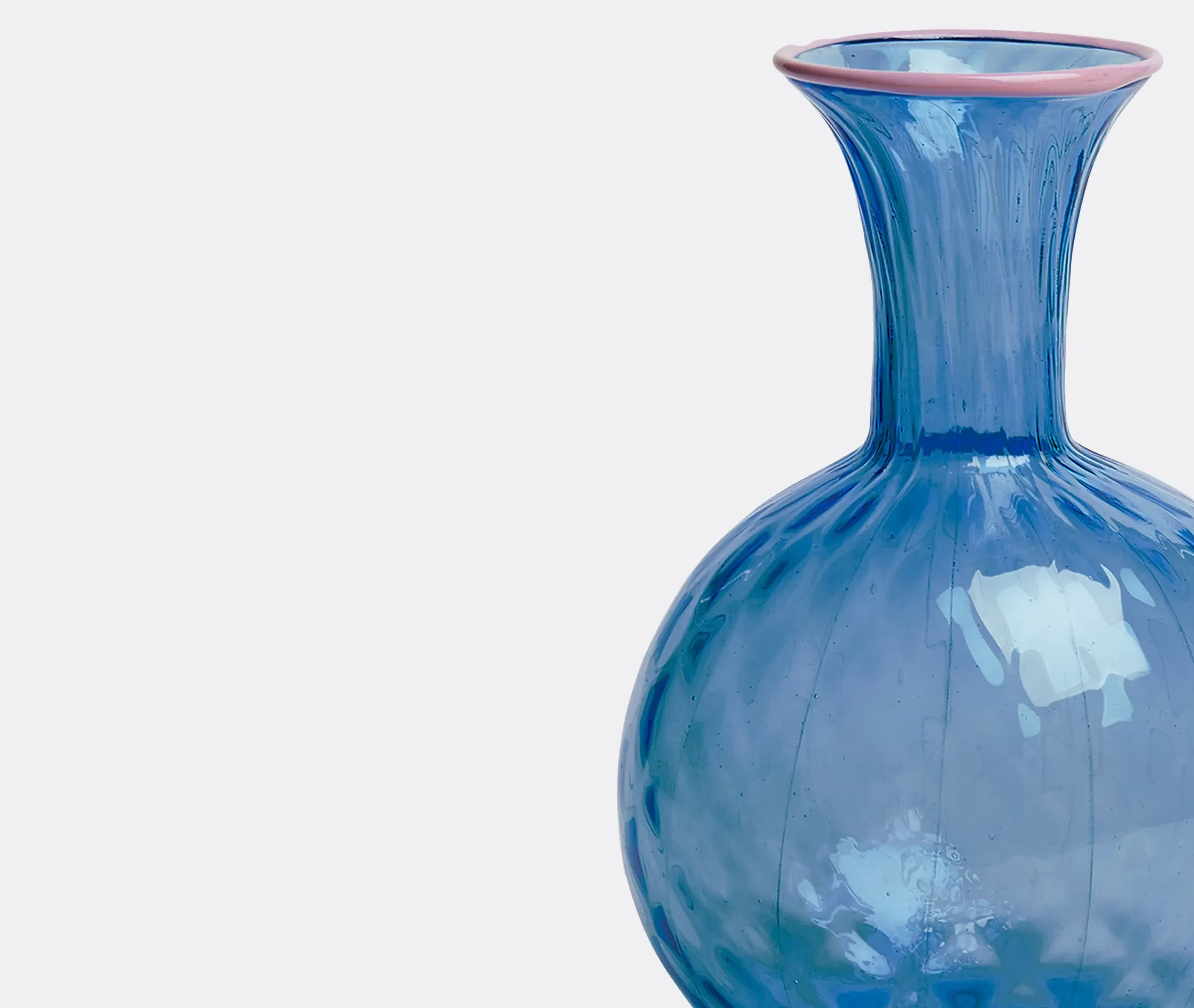 Glass Carafe - Blue, Murano Glass