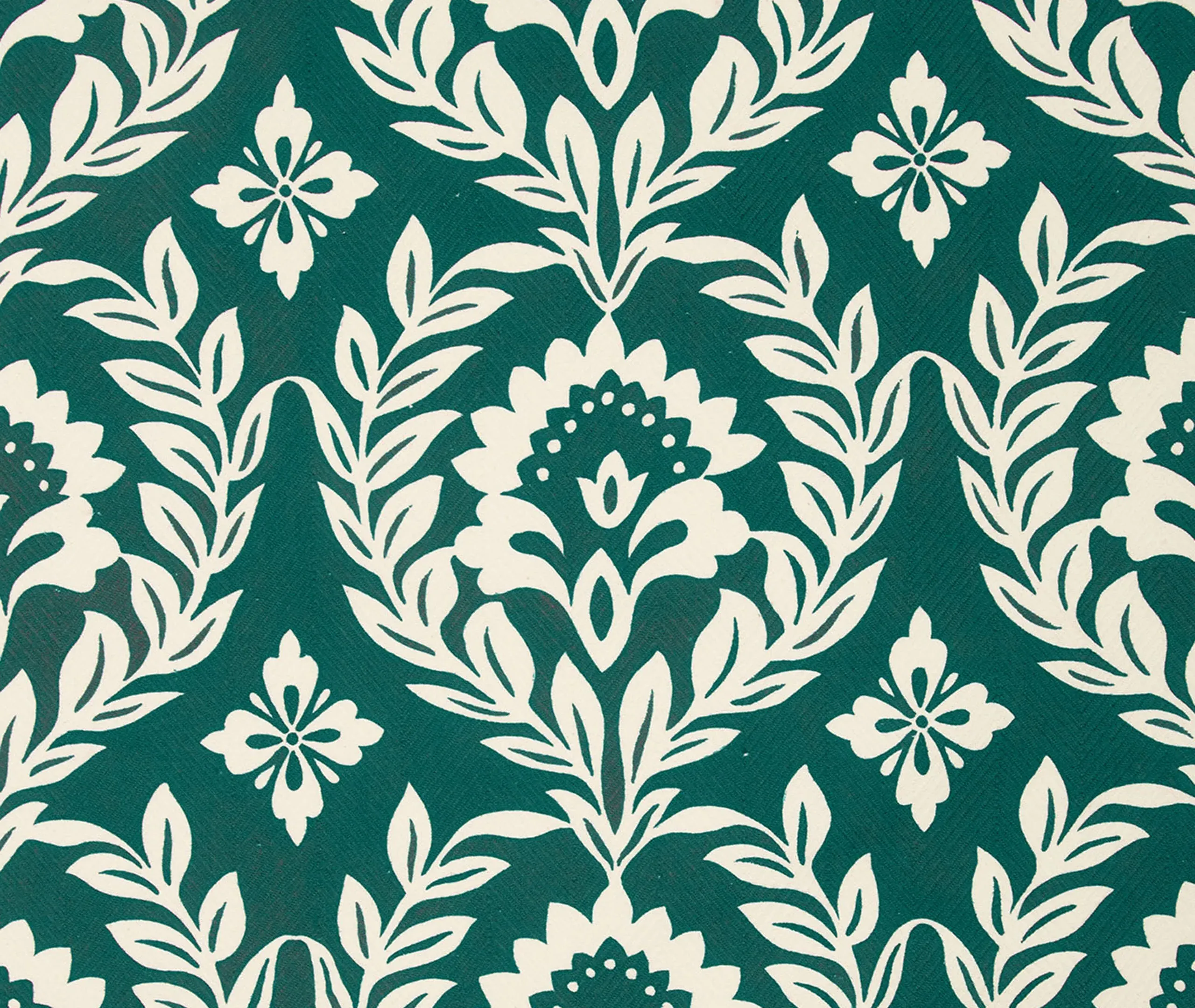 Green Garland Table Runner - Green, Cotton alternate view