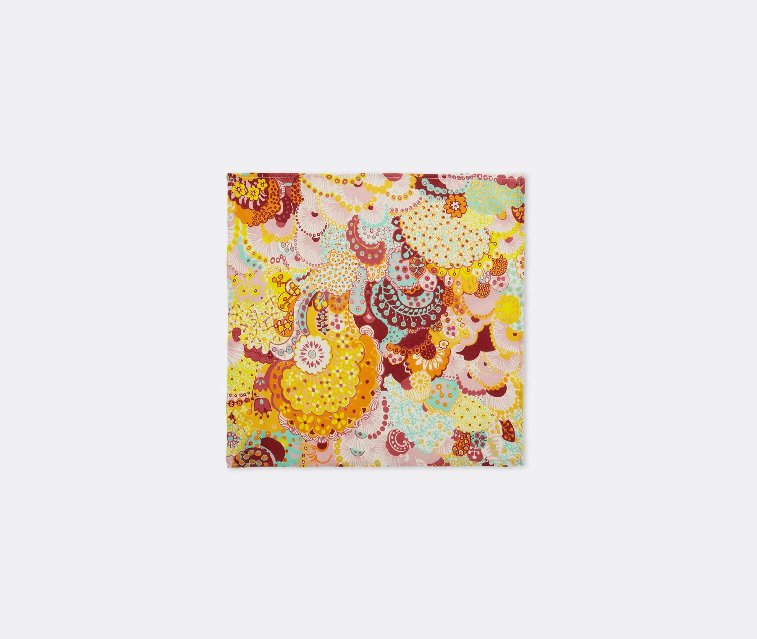 Holi Large Napkins Set of Two - Multicolour, Linen image