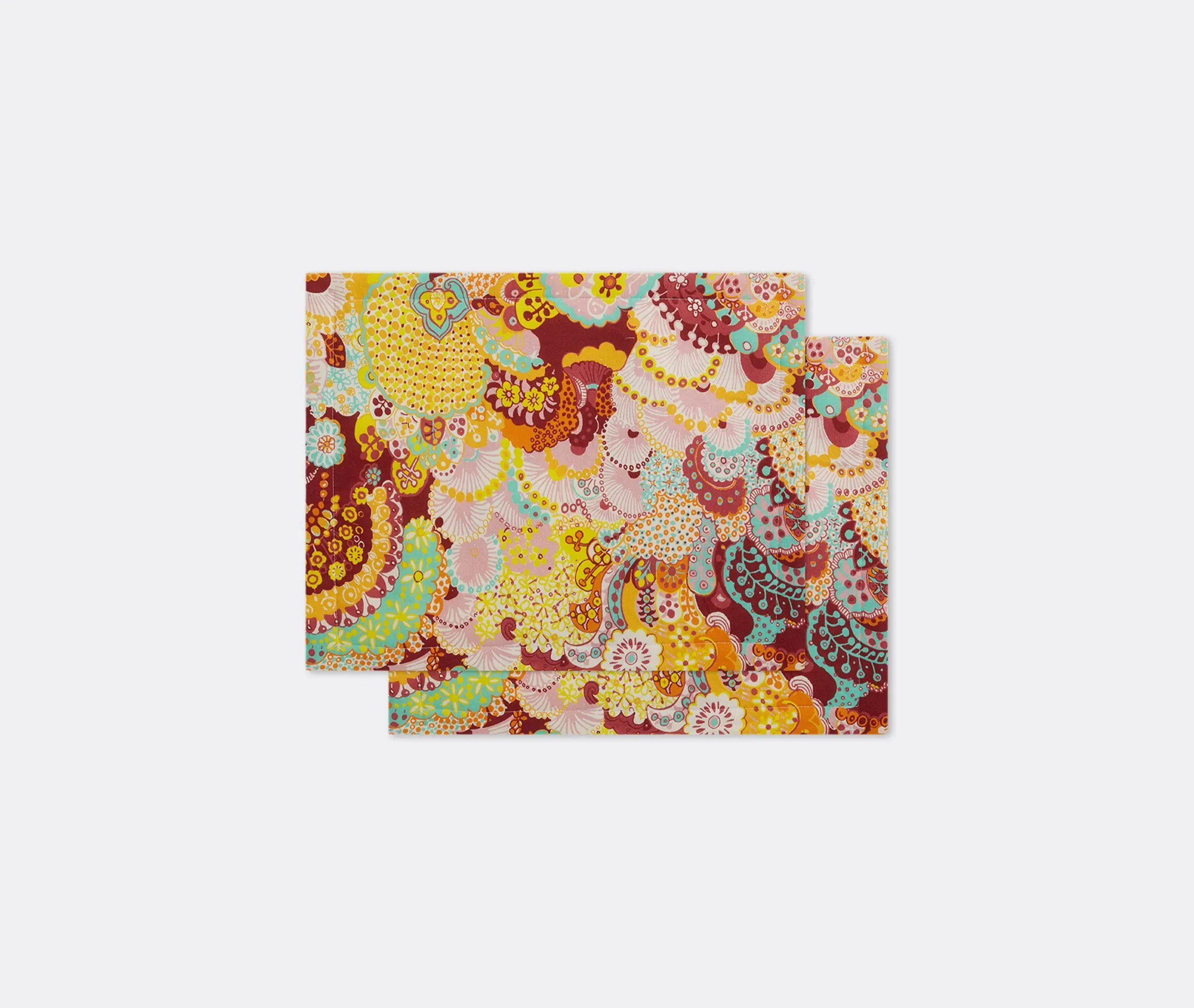 Holi Tablemat Set of Two - Multicolour, Linen