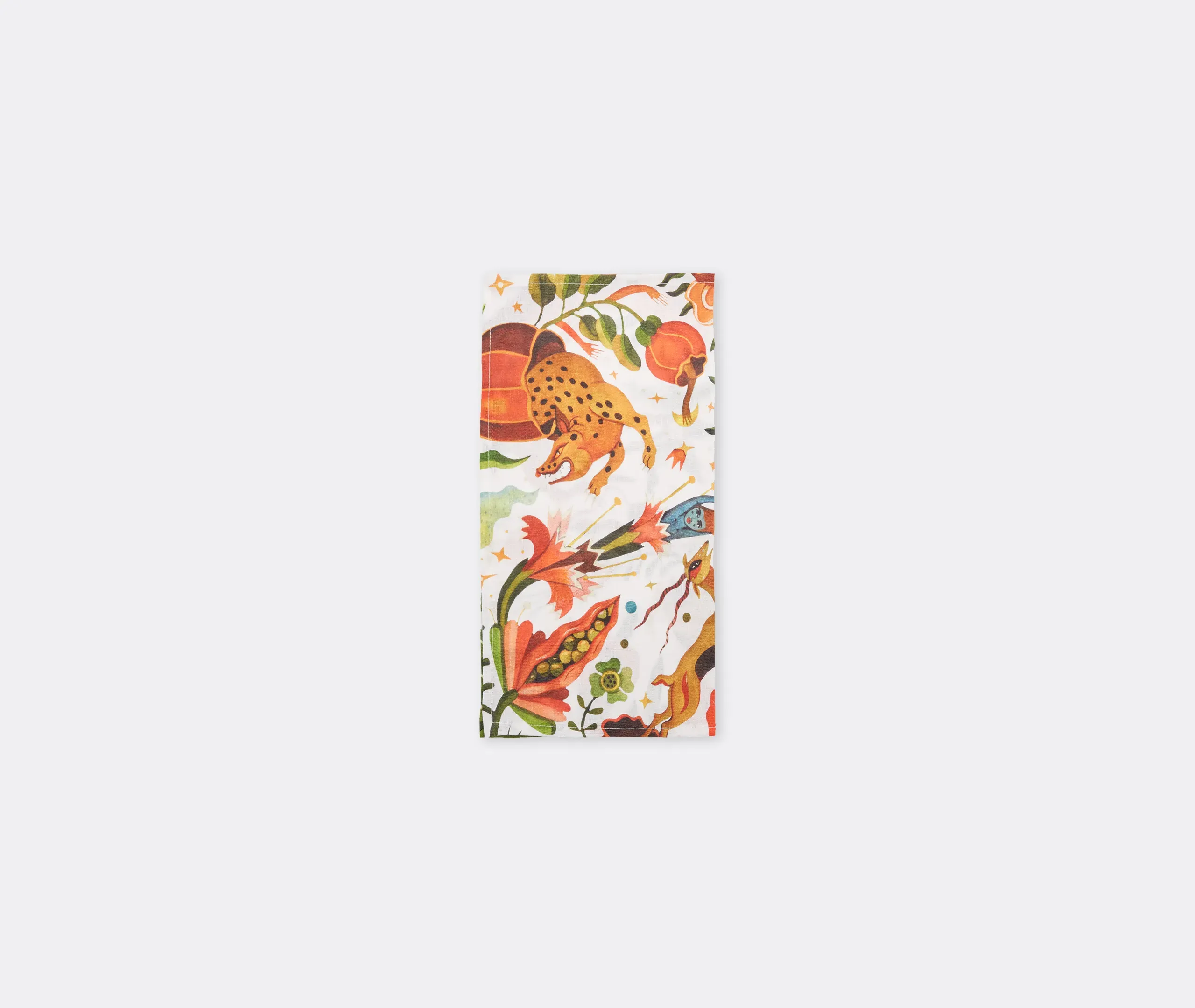 Jungle Book Large Napkins Set of Two - Multicolor, Linen