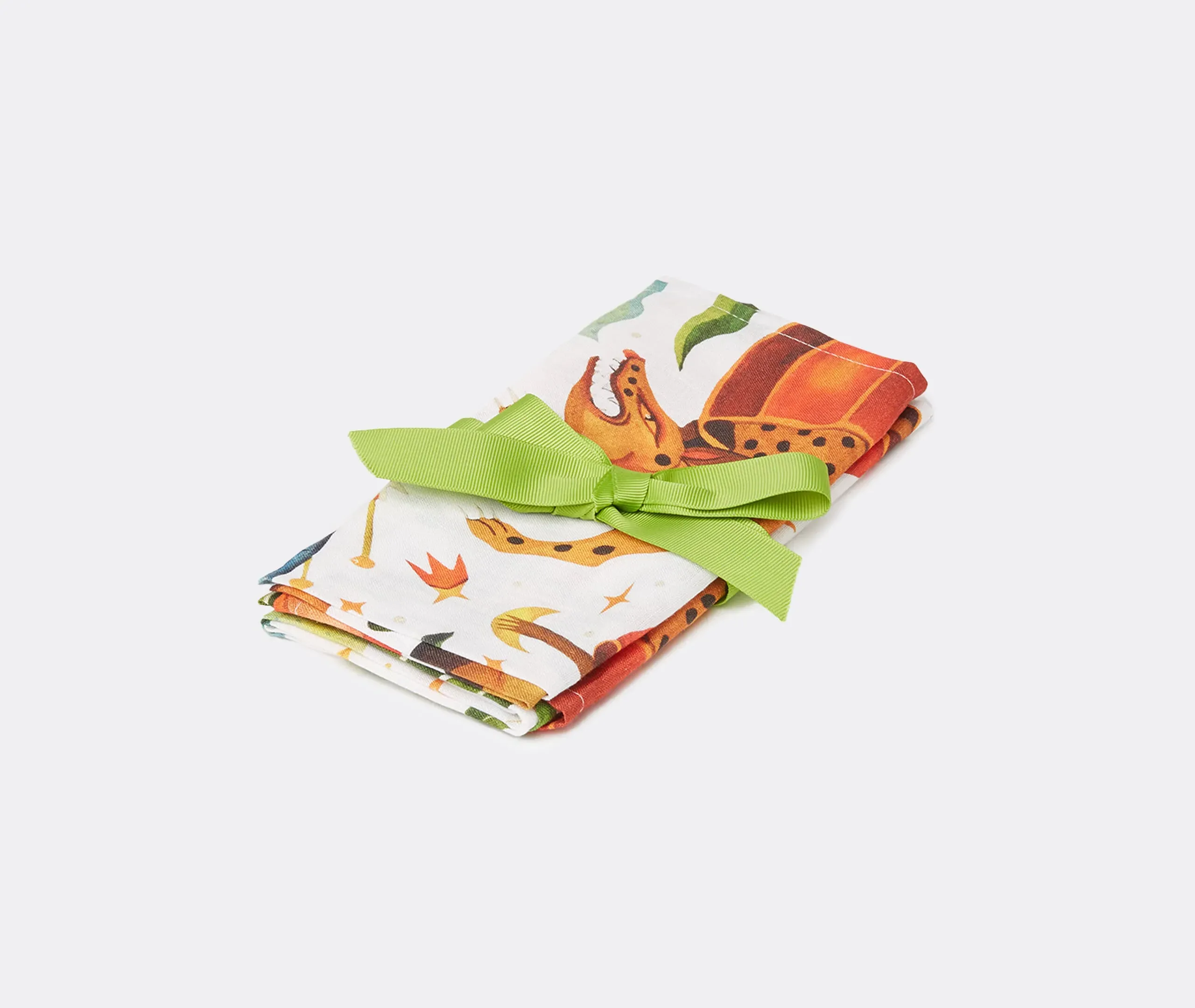 Jungle Book Large Napkins Set of Two - Multicolour, Linen product