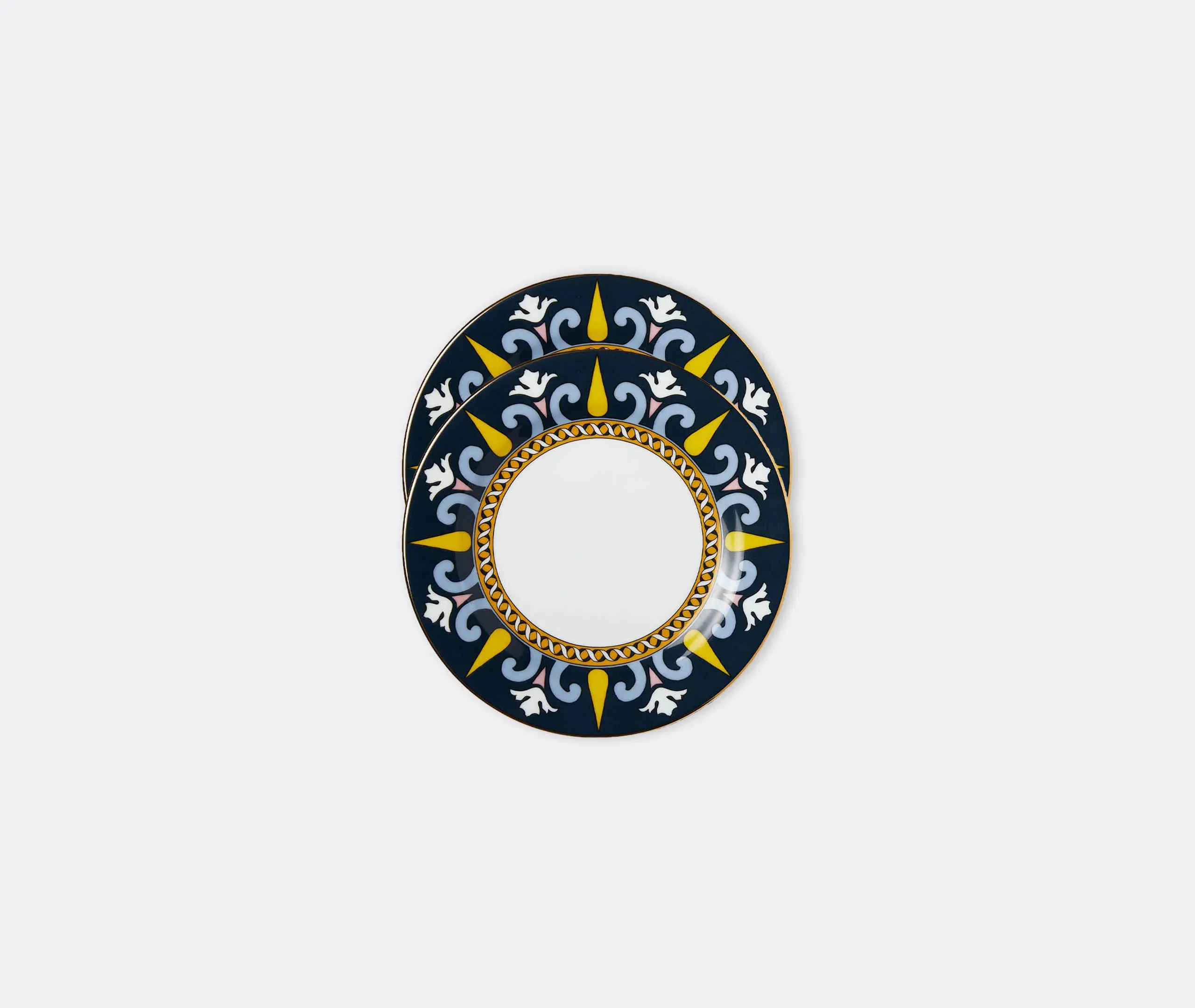 Levante Dessert Plate Set of Two - Multicolour, Porcelain product