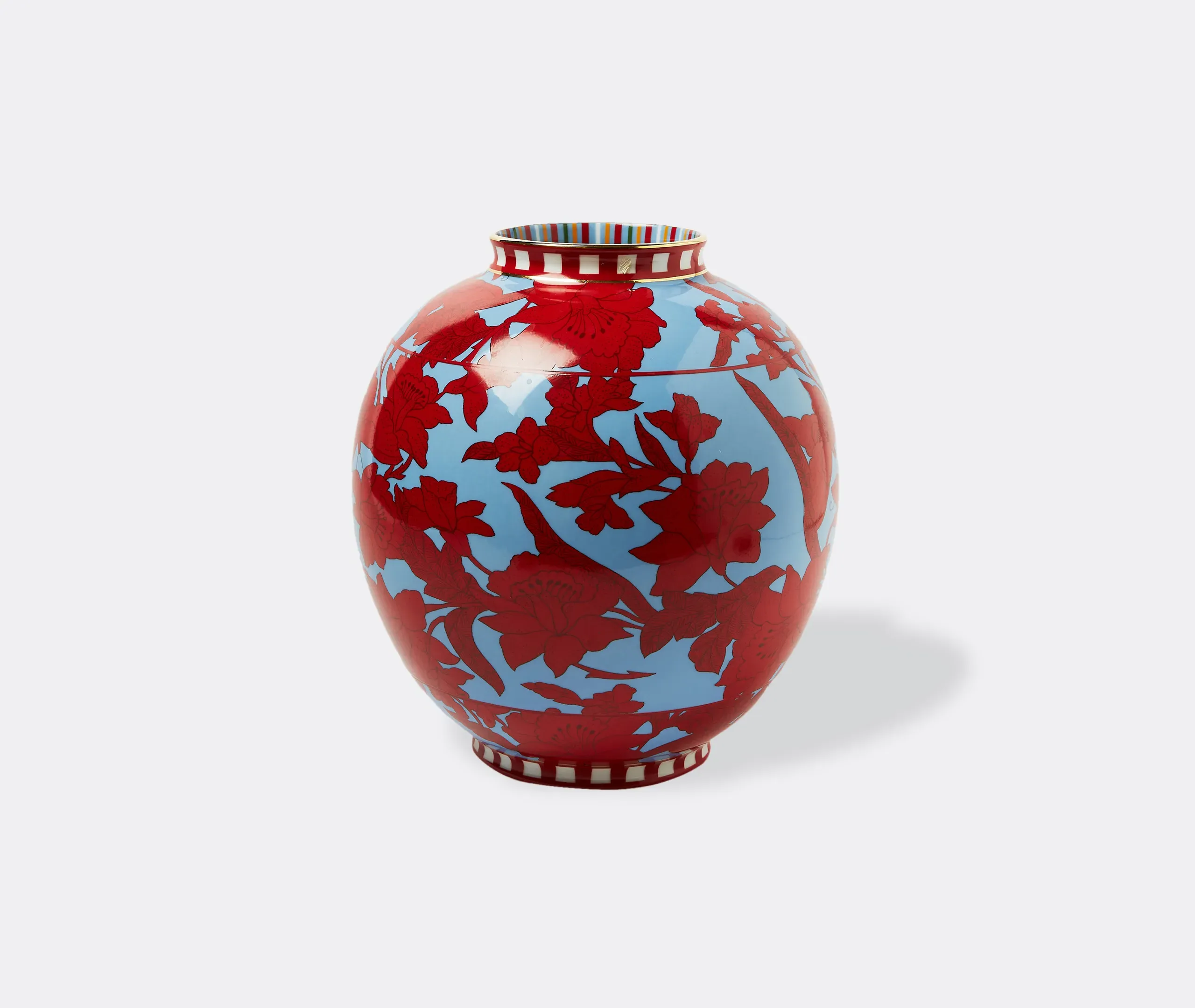 Lilium Turchese Bubble Vase - Multicolor, Porcelain