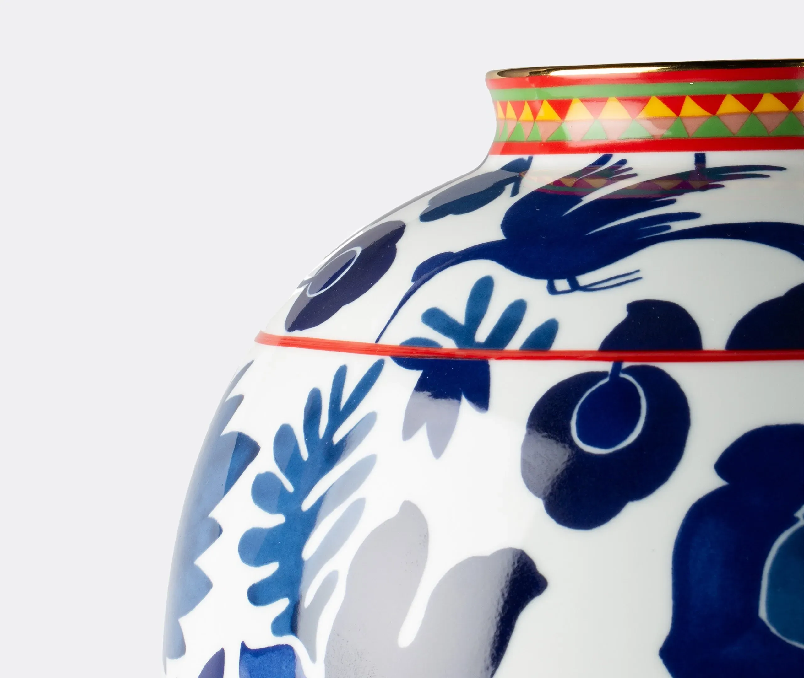 Medium Bubble Vase - Blue, Porcelain