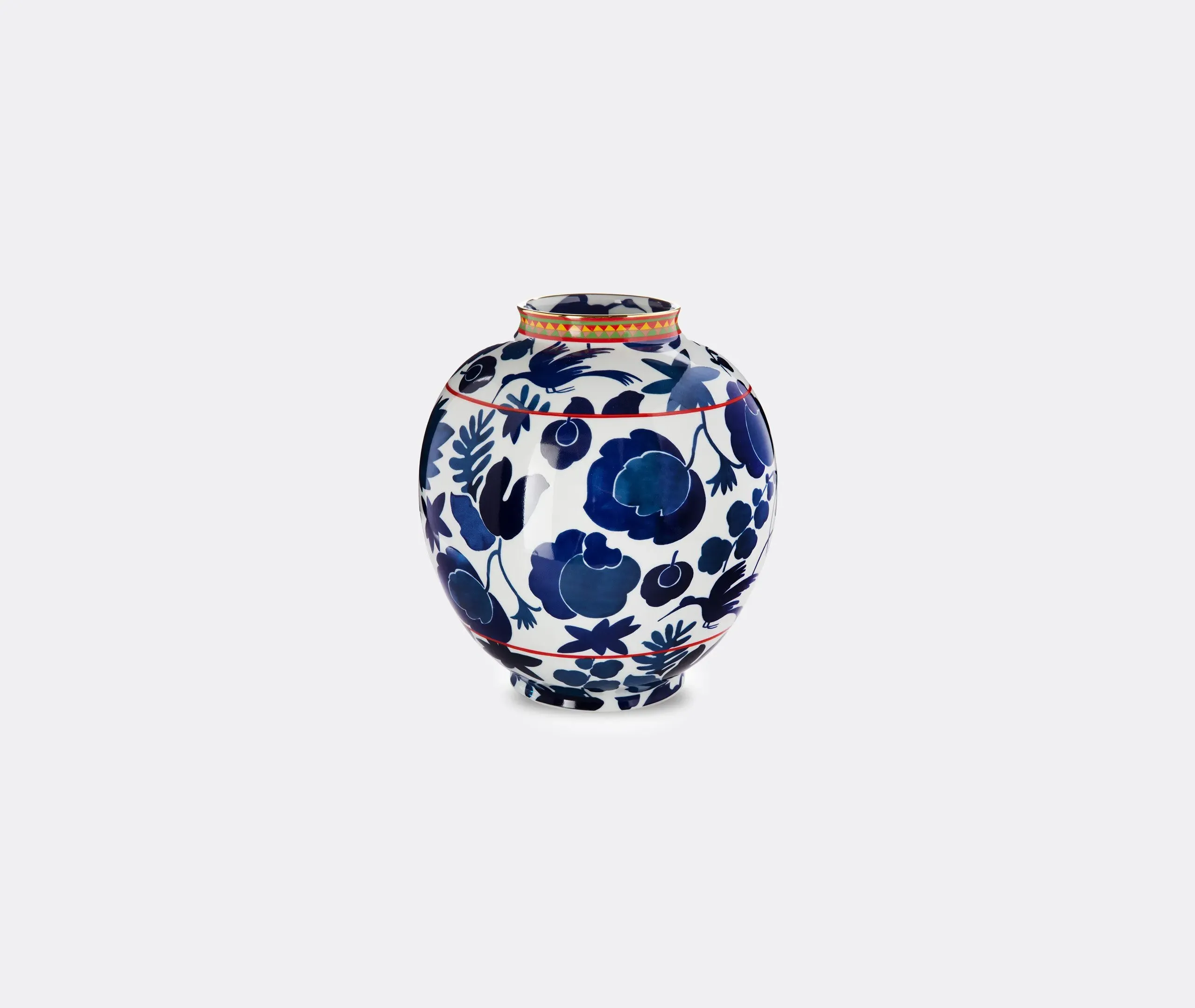 Medium Bubble Vase - Blue, Porcelain image