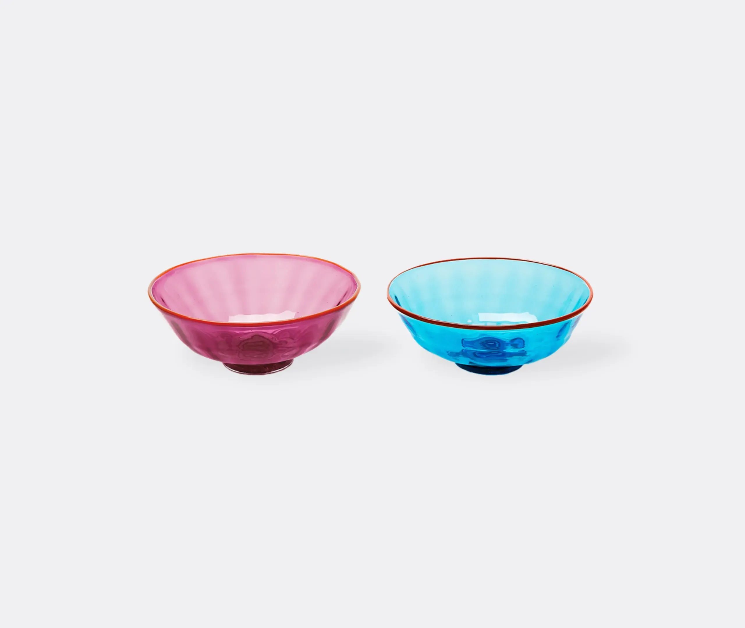 Nut Bowl Set of 2 - Multicolour, Glass