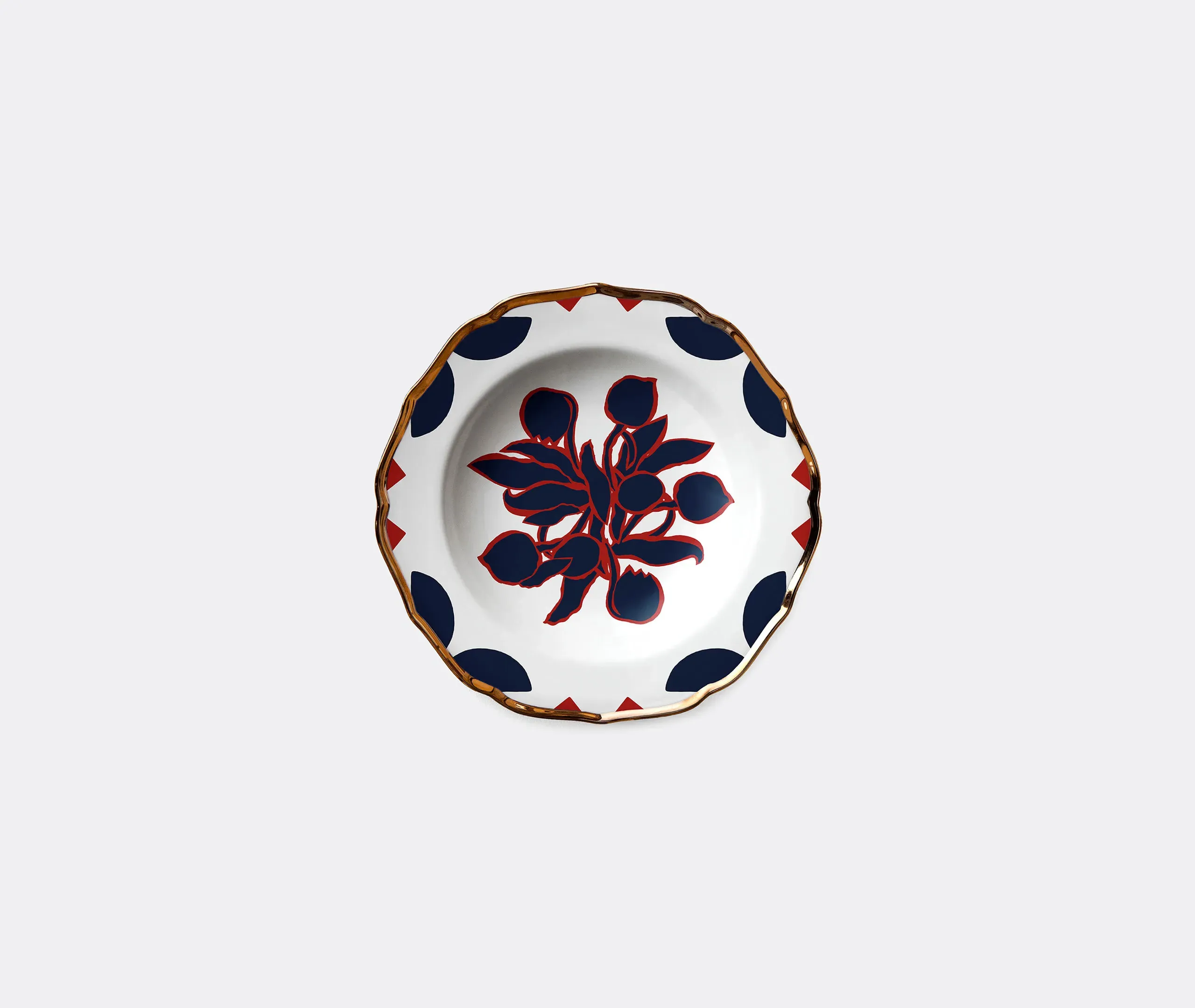 Oppio Soup and Dinner Plate Set - Multicolour, Porcelain alternate view