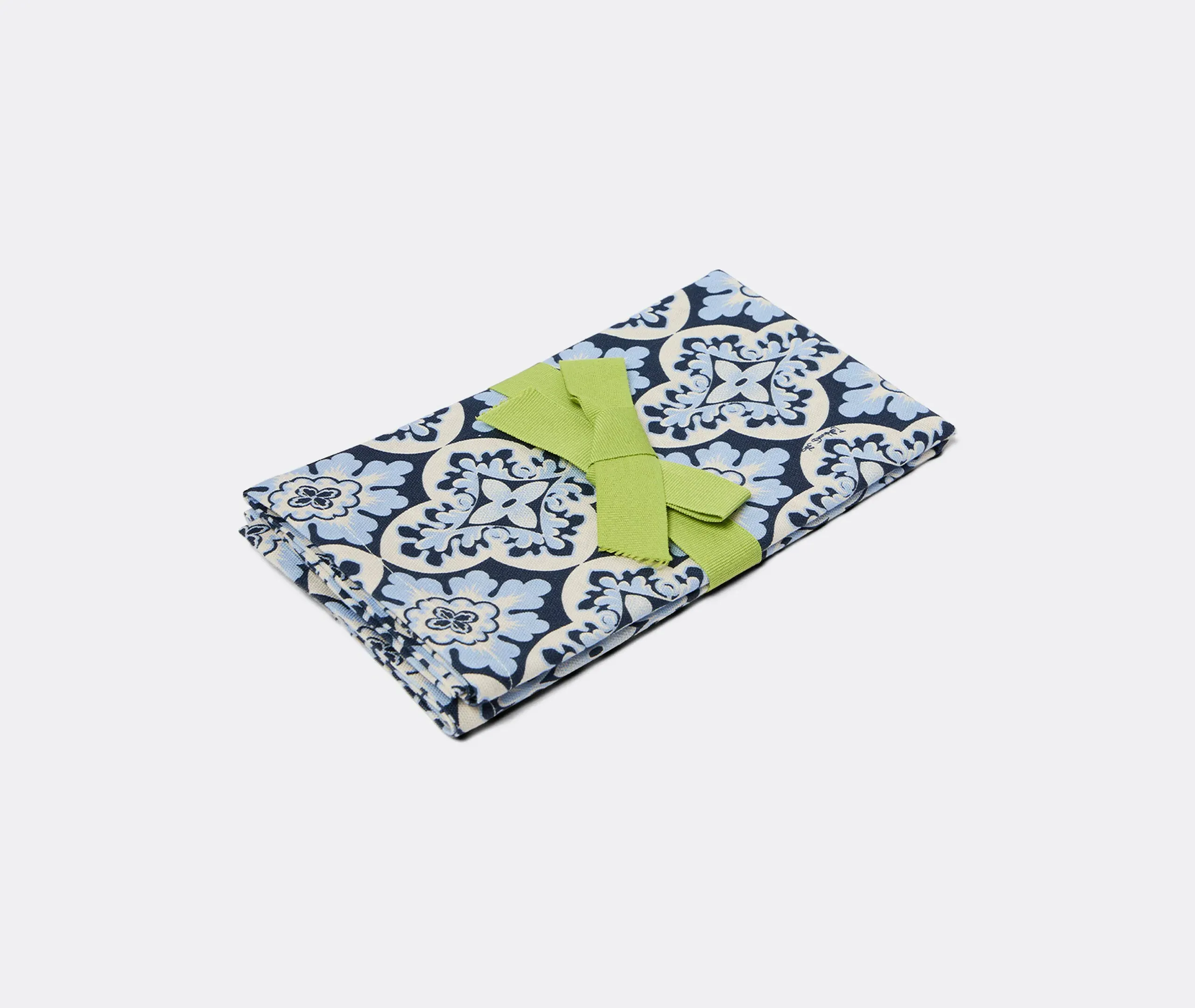 Palazzo Large Napkin Set of Two - Blue, Cotton image