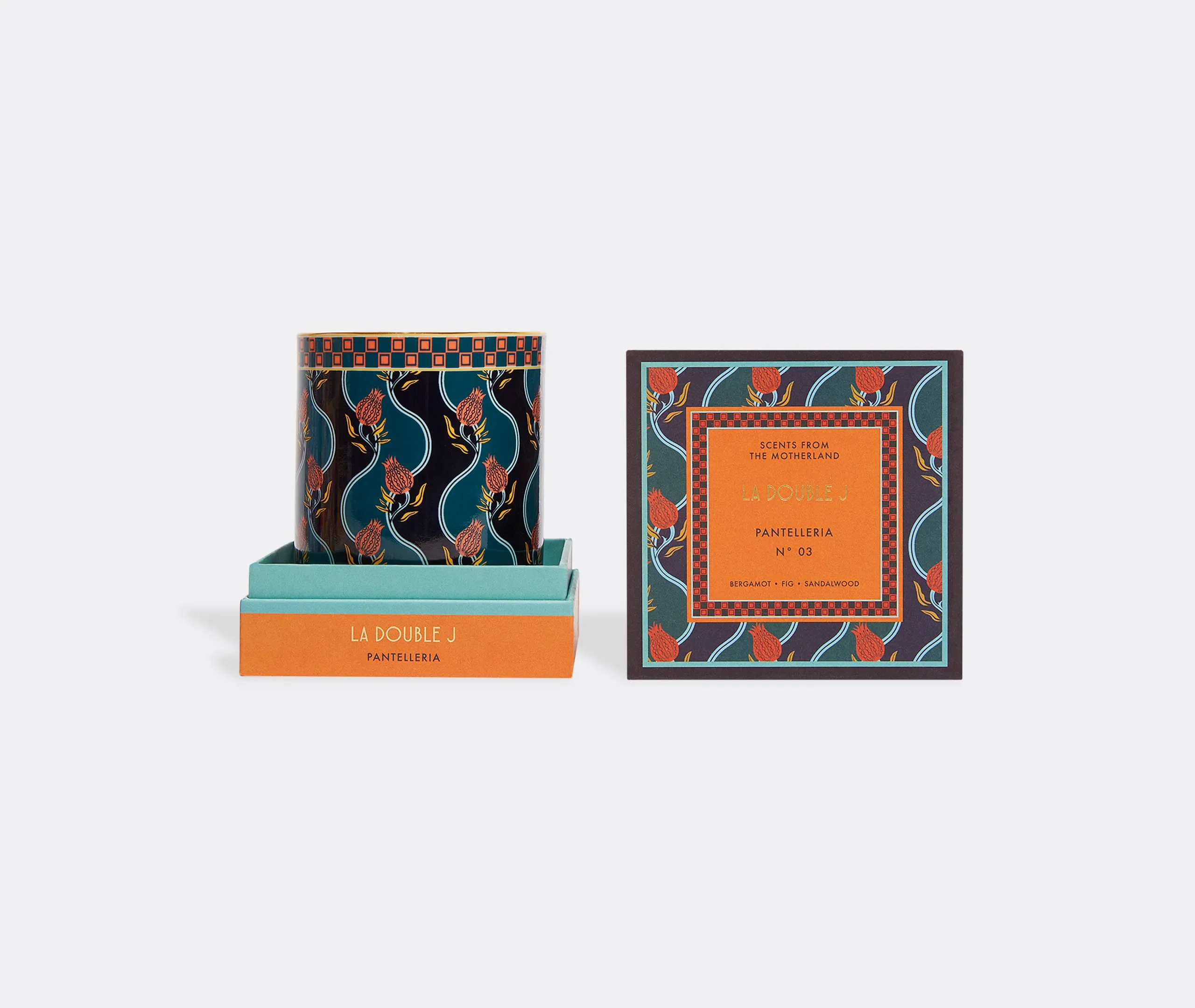Pantelleria Scented Candle - Multicolour, Ceramic