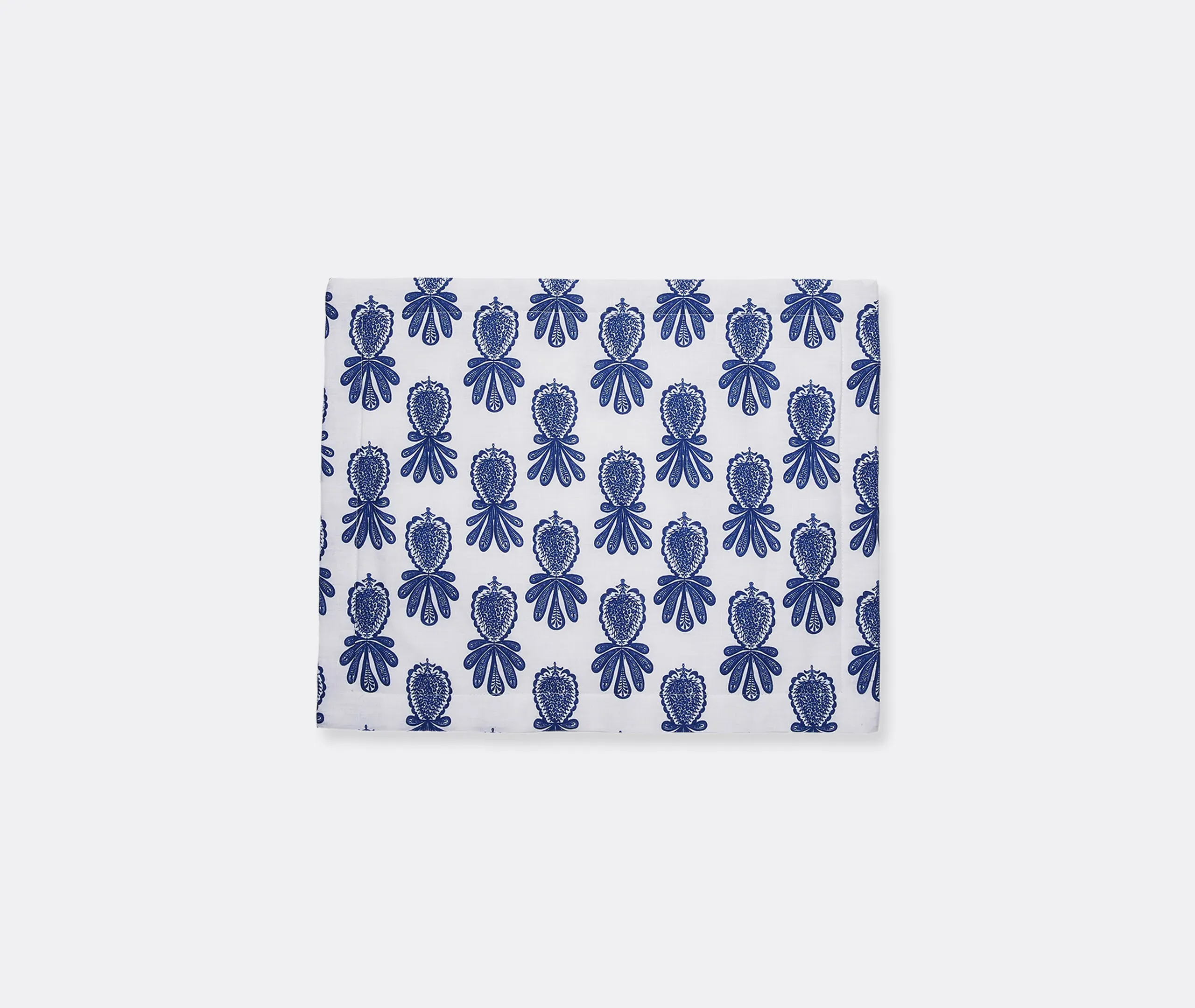 Pineapple Blu Set of Two Tablemats - Blue, Linen product