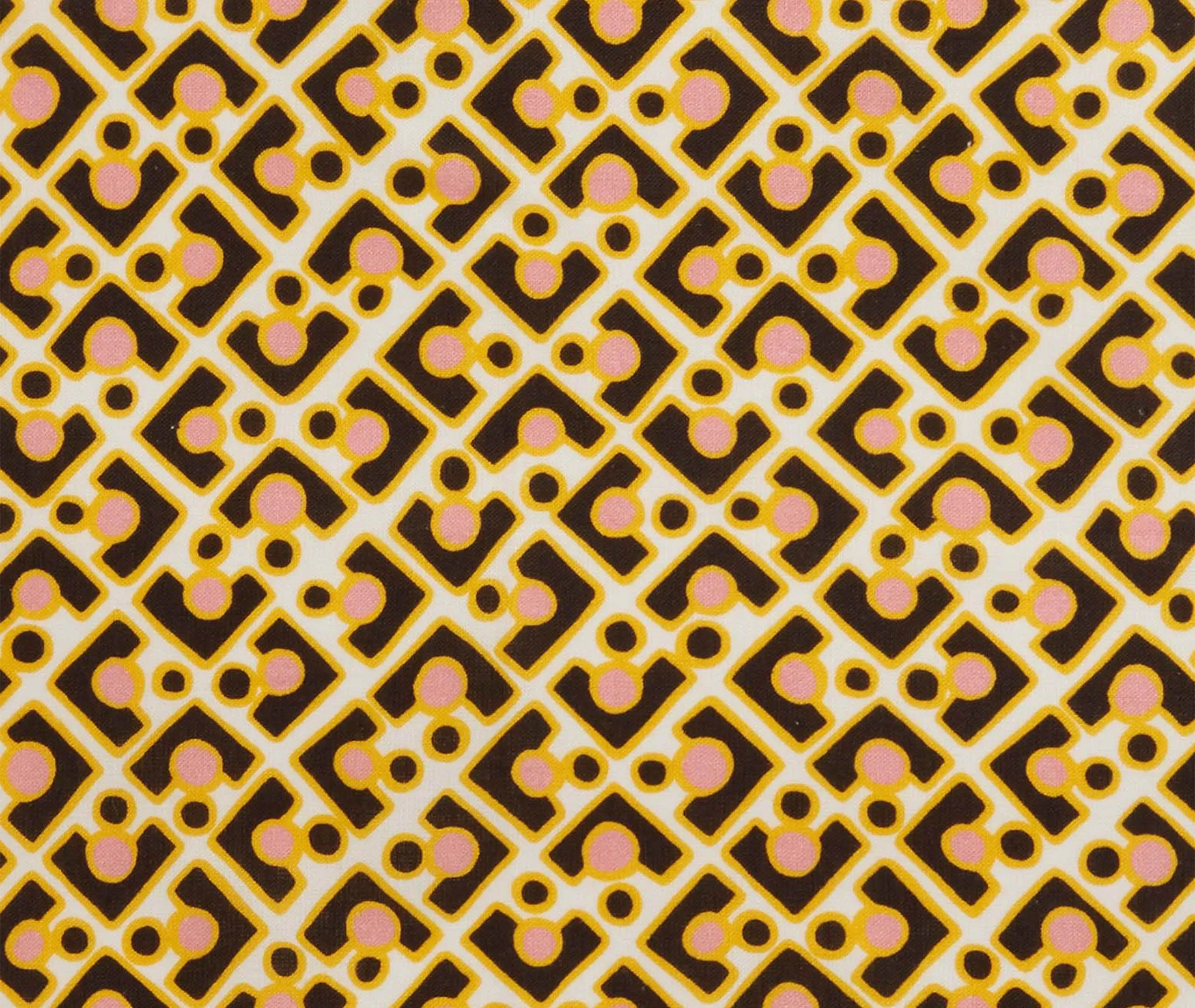 Puzzle Rosa Large Napkins Set of Two - Multicolour, Linen