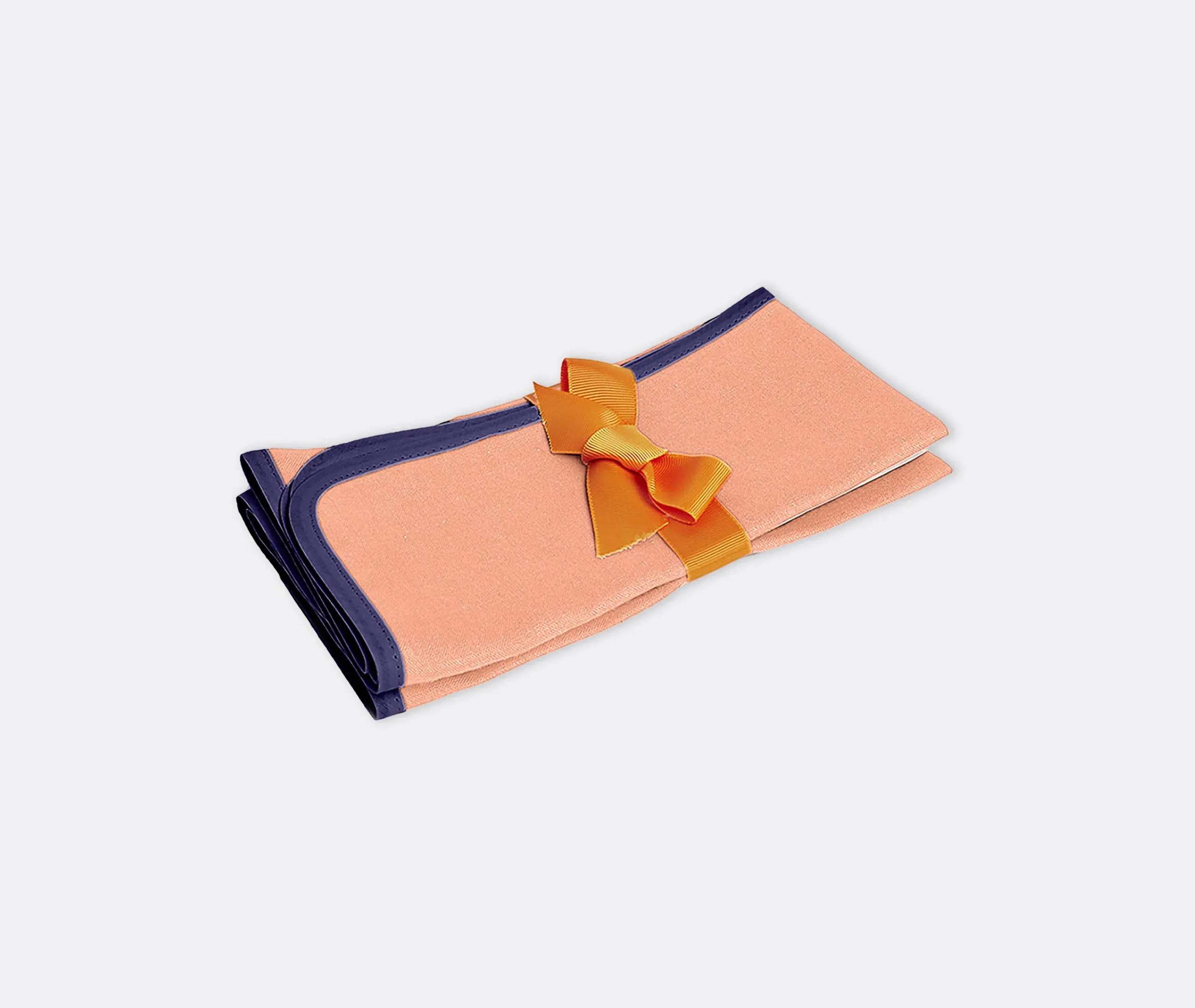 Rainbow Rose Large Napkins Set of Two - Pink, Linen product
