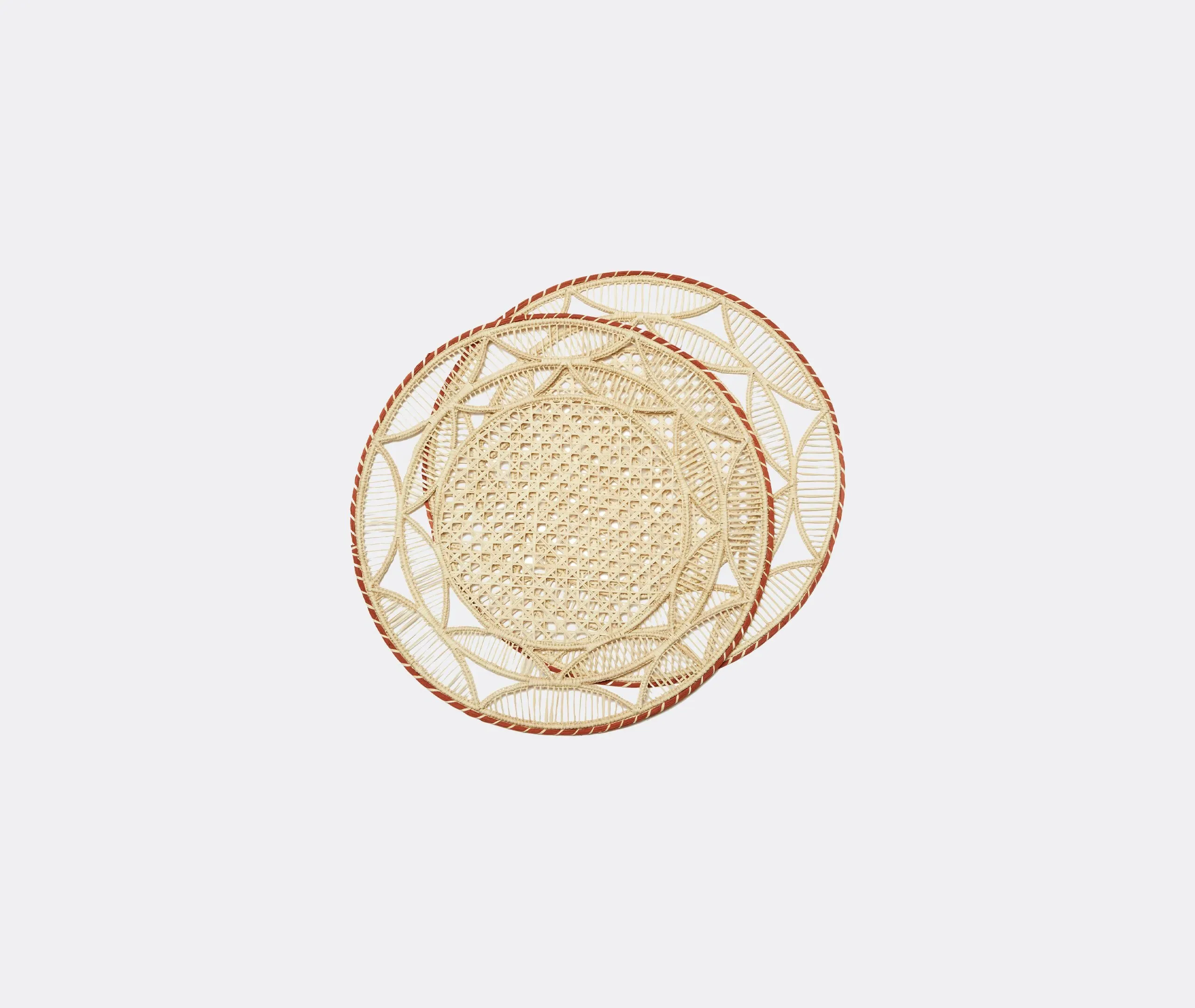 Round Placemat Set of 2 - Natural, Raffia image