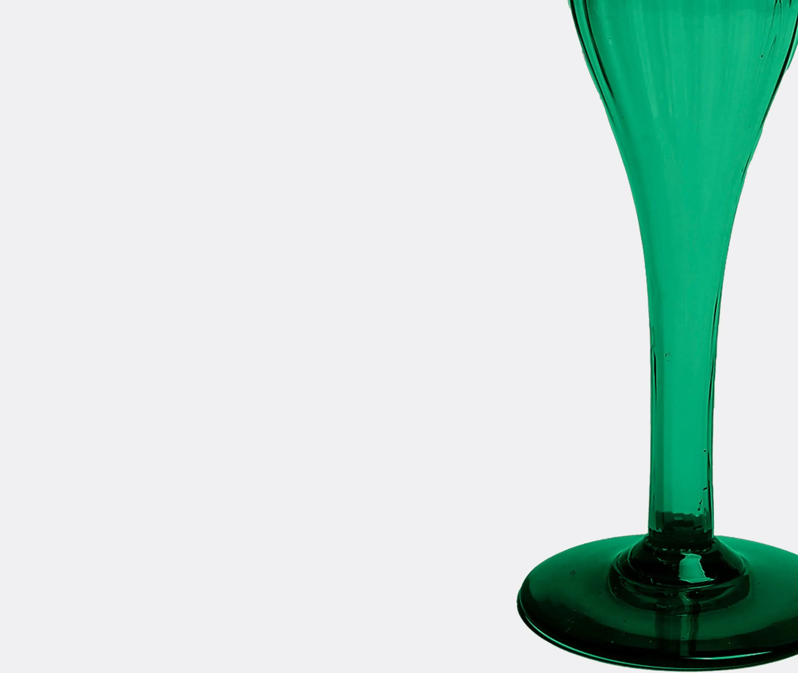 Scallion Vase - Green, Glass