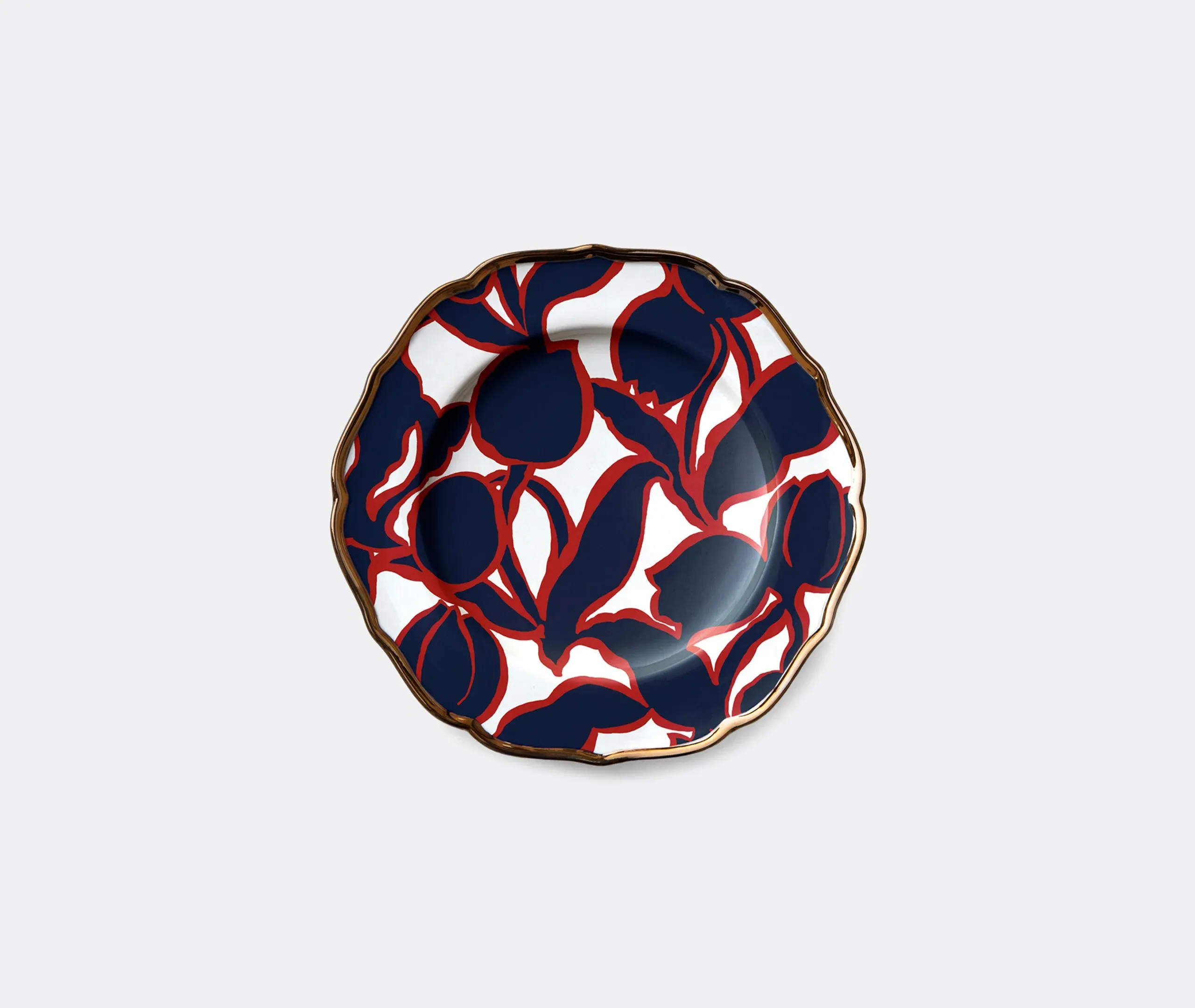 Set of 2 Dessert Plates - Multicolor, Porcelain