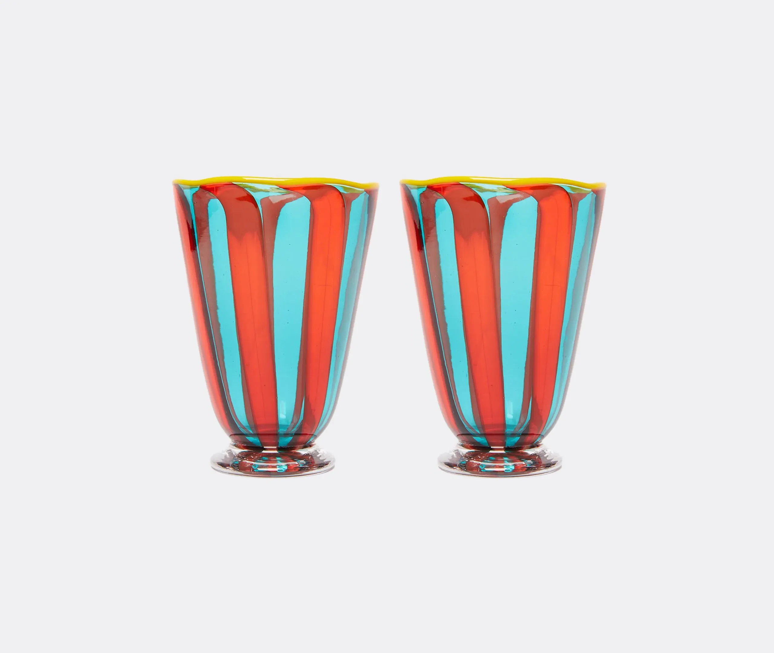 Set of 2 Glasses - Multicolor, Murano Glass image