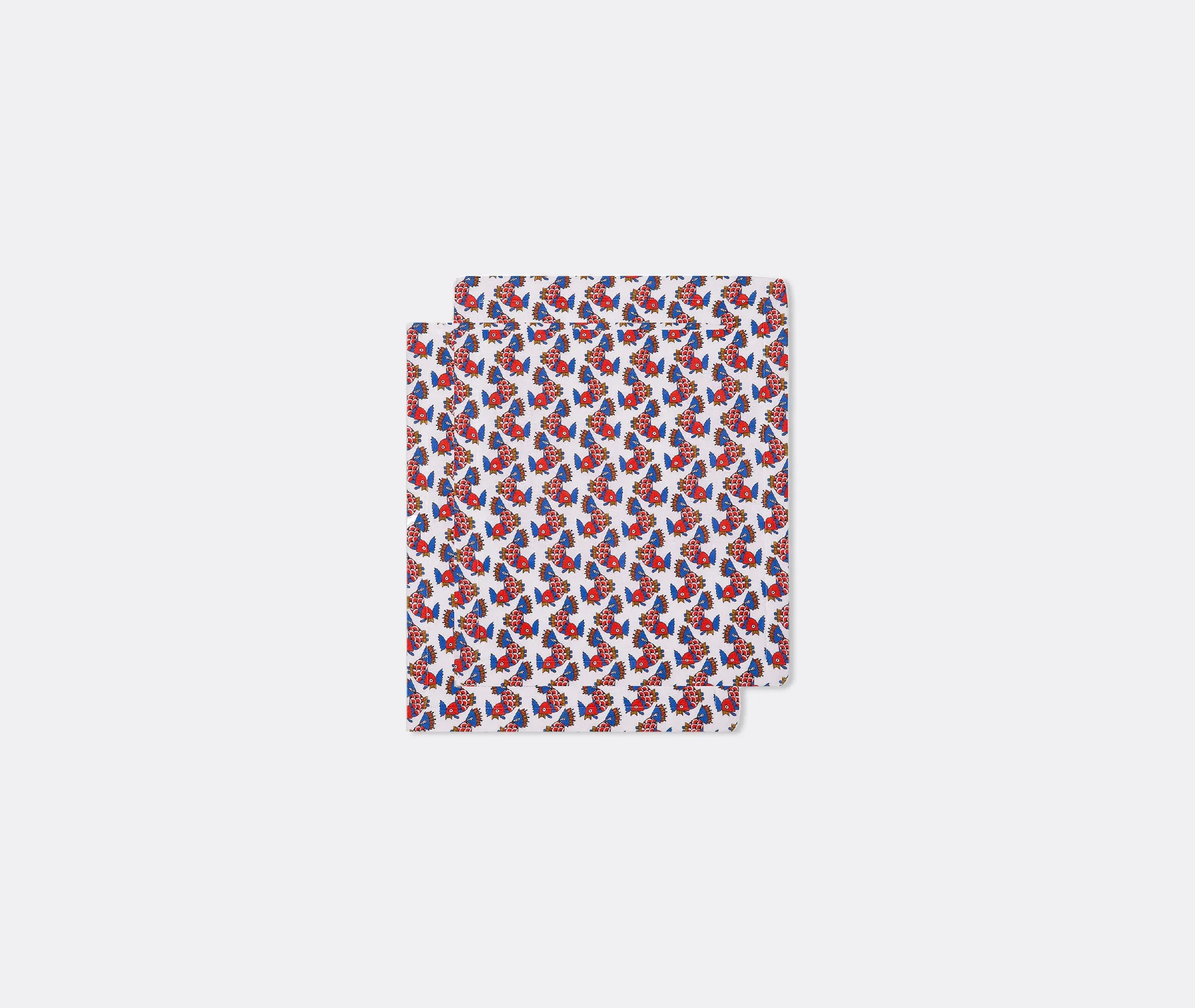 Set of 2 Placemats Galletti - Multicolour, Linen