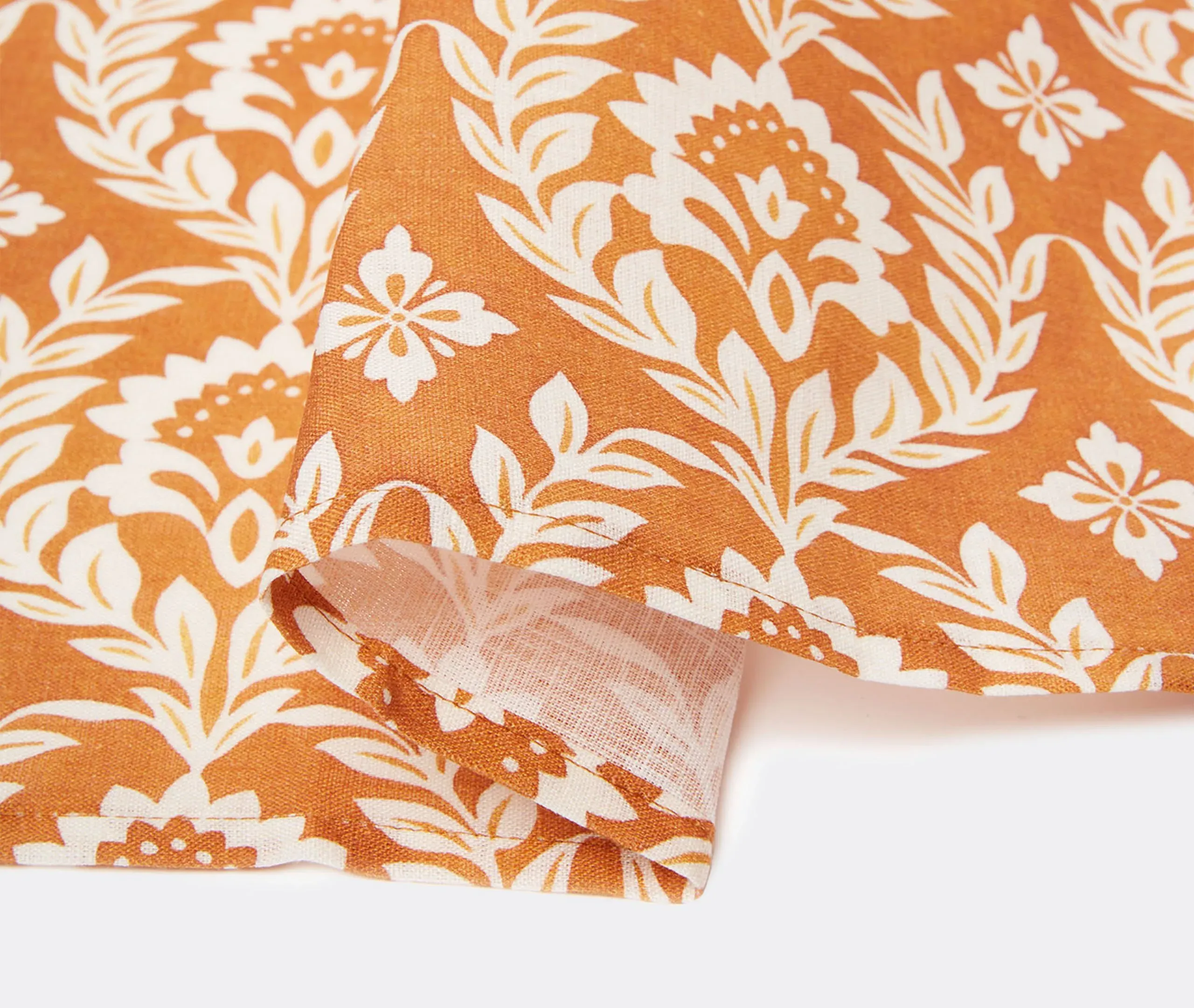 Siena Garland Large Napkin Set - Orange, Linen