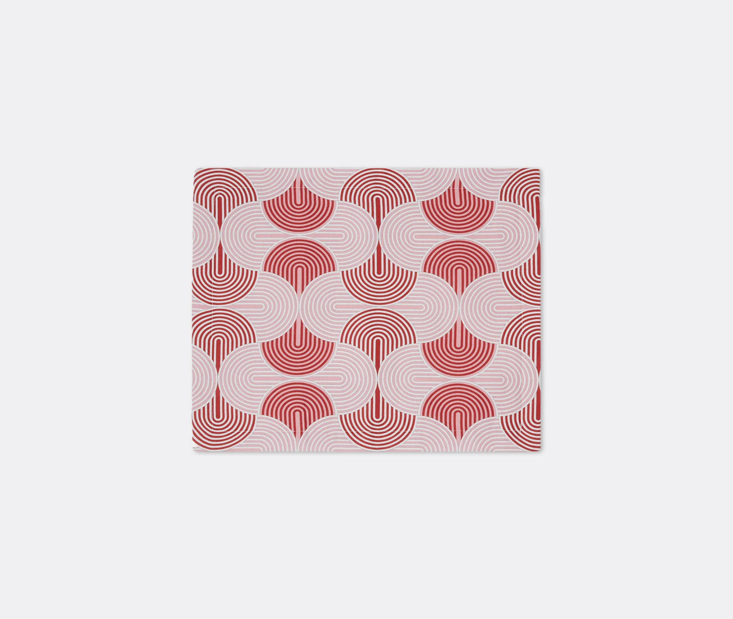 Slinky Rosso Tablemat Set of Two - Multicolor, Linen image