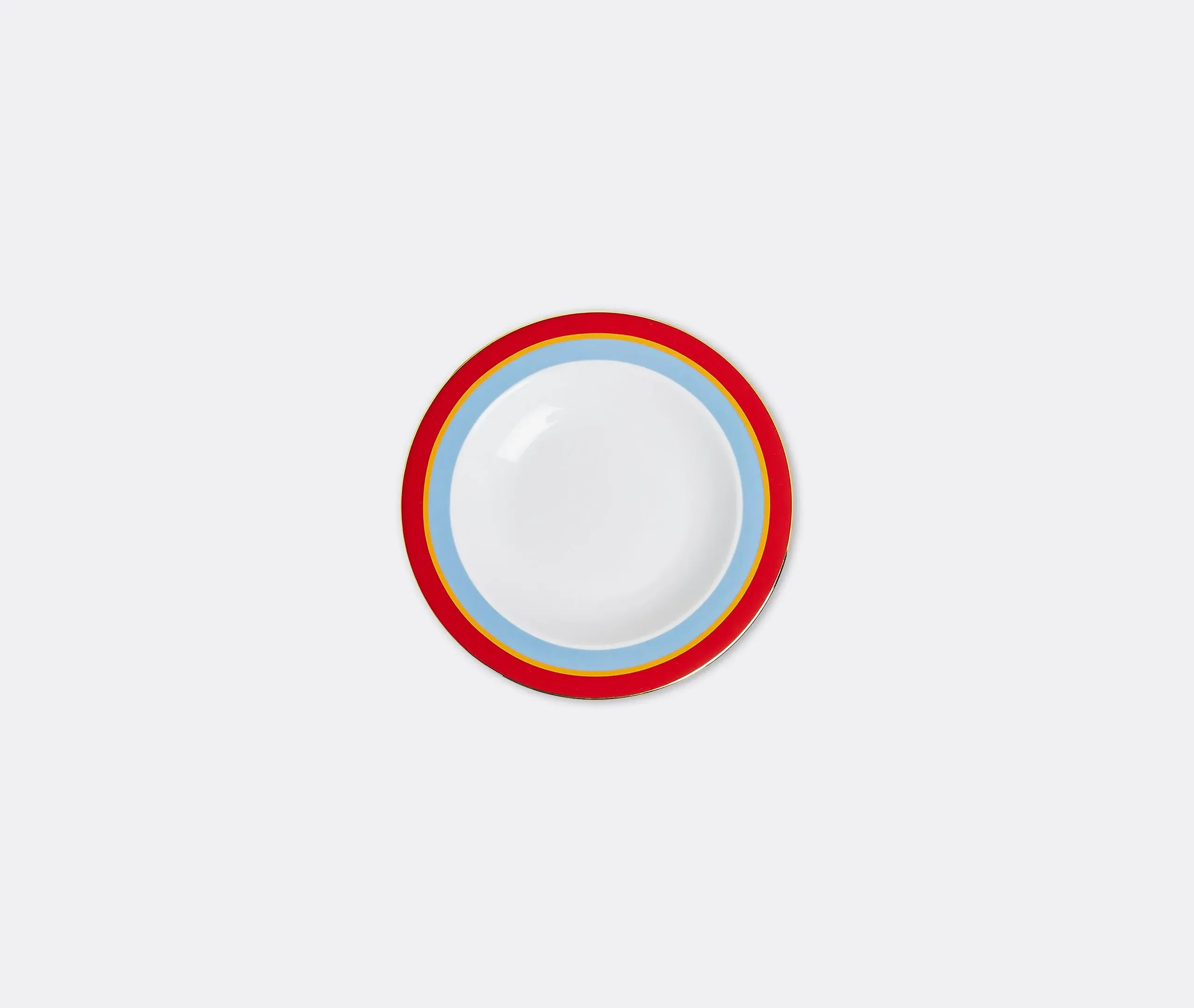 Soup & Dinner Plate Set - Multicolor, Porcelain