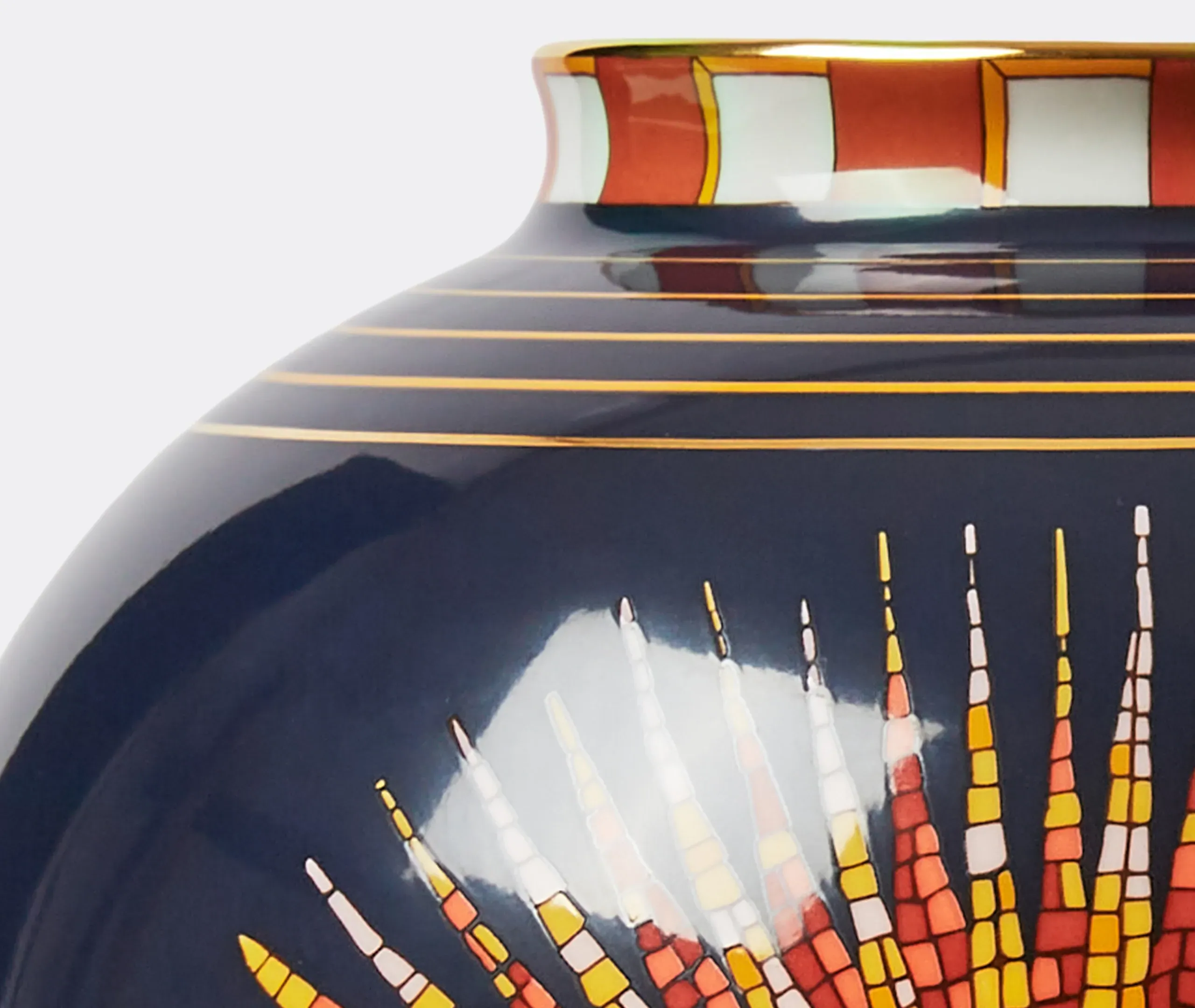 Sunrays Bubble Vase - Multicolor, Porcelain