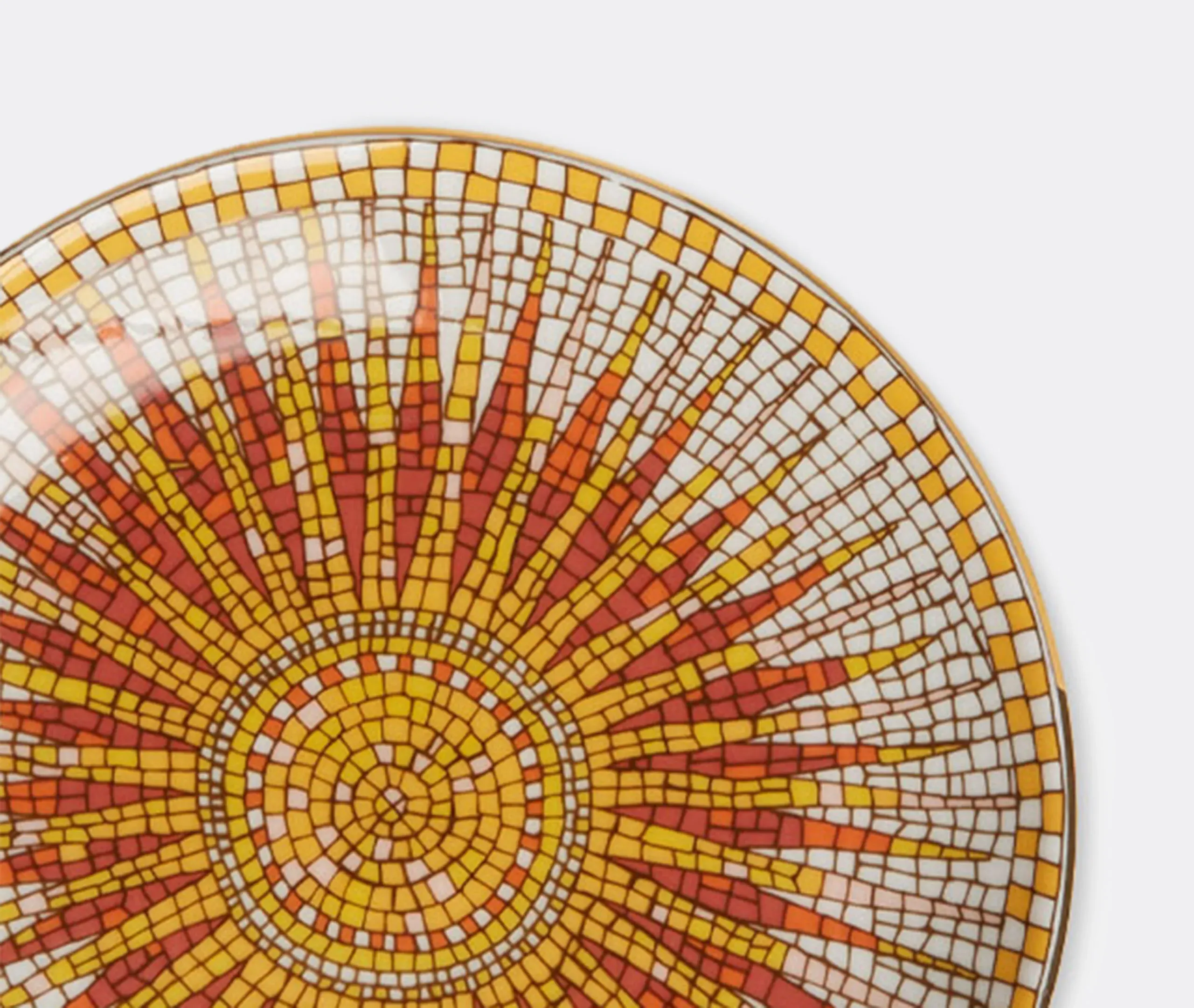 Sunrays Mini Plate - Multicolour, Porcelain alternate view