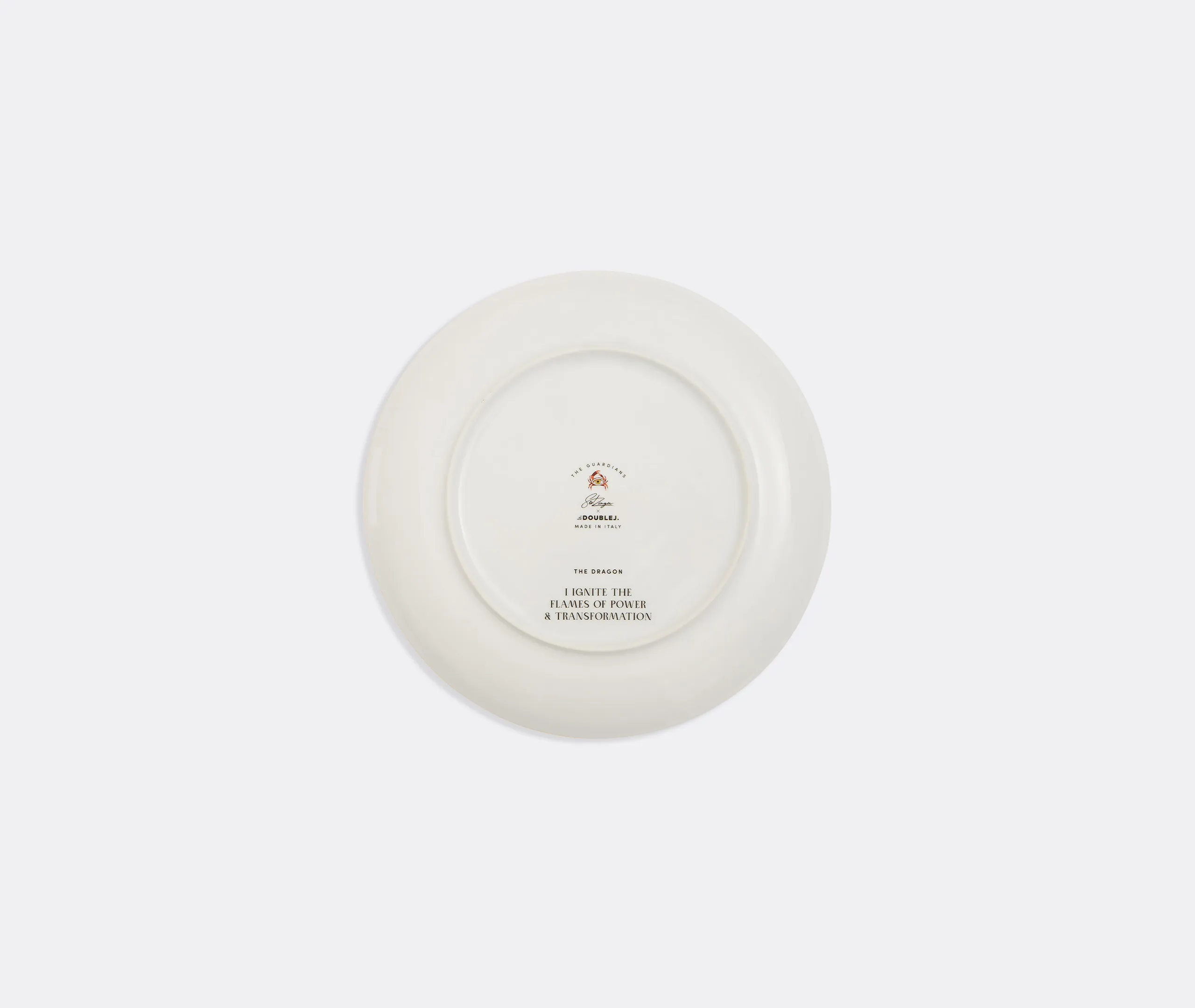 The Dragon Decorative Plate - Midnight Blue alternate view