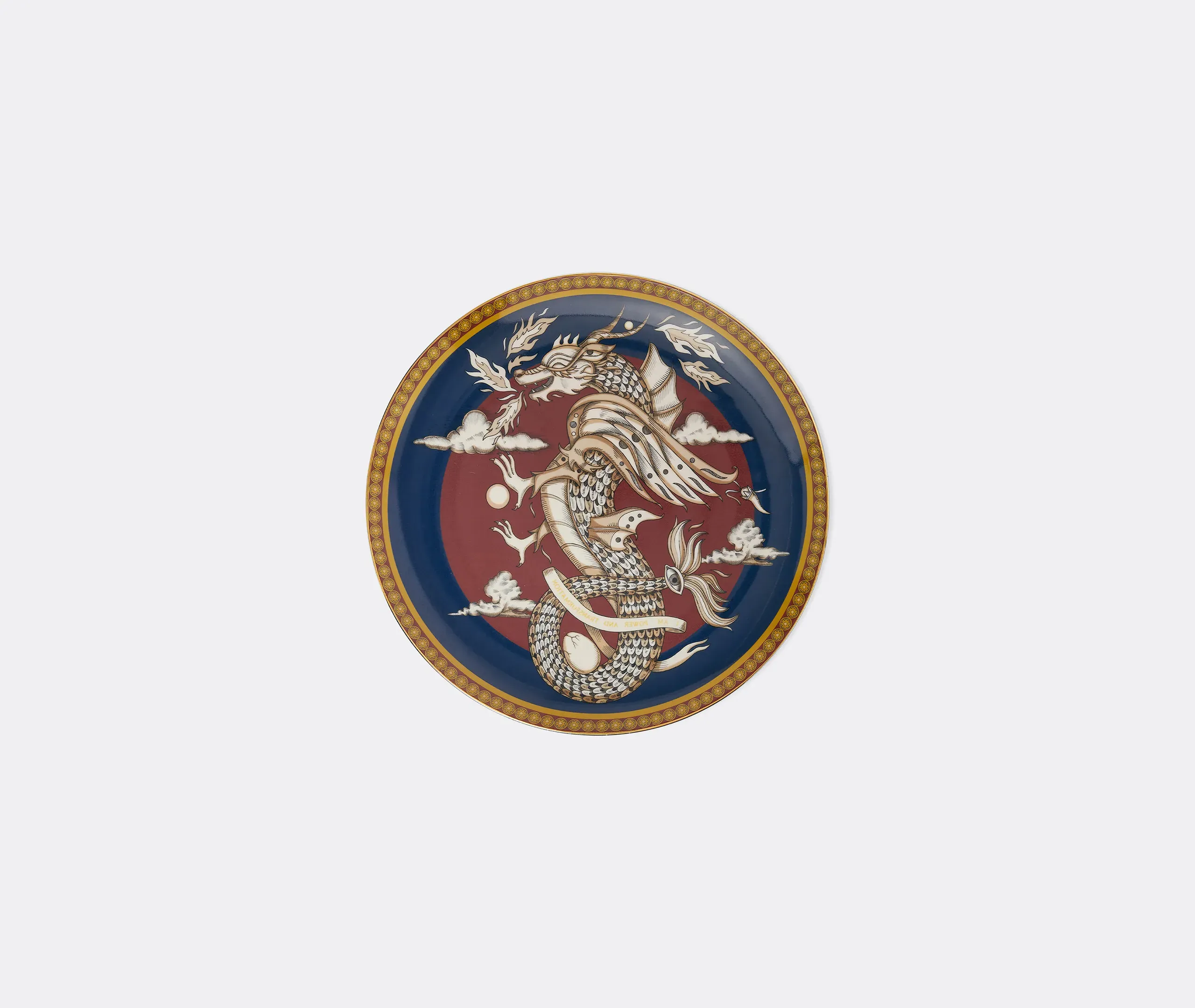 The Dragon Decorative Plate - Midnight Blue product