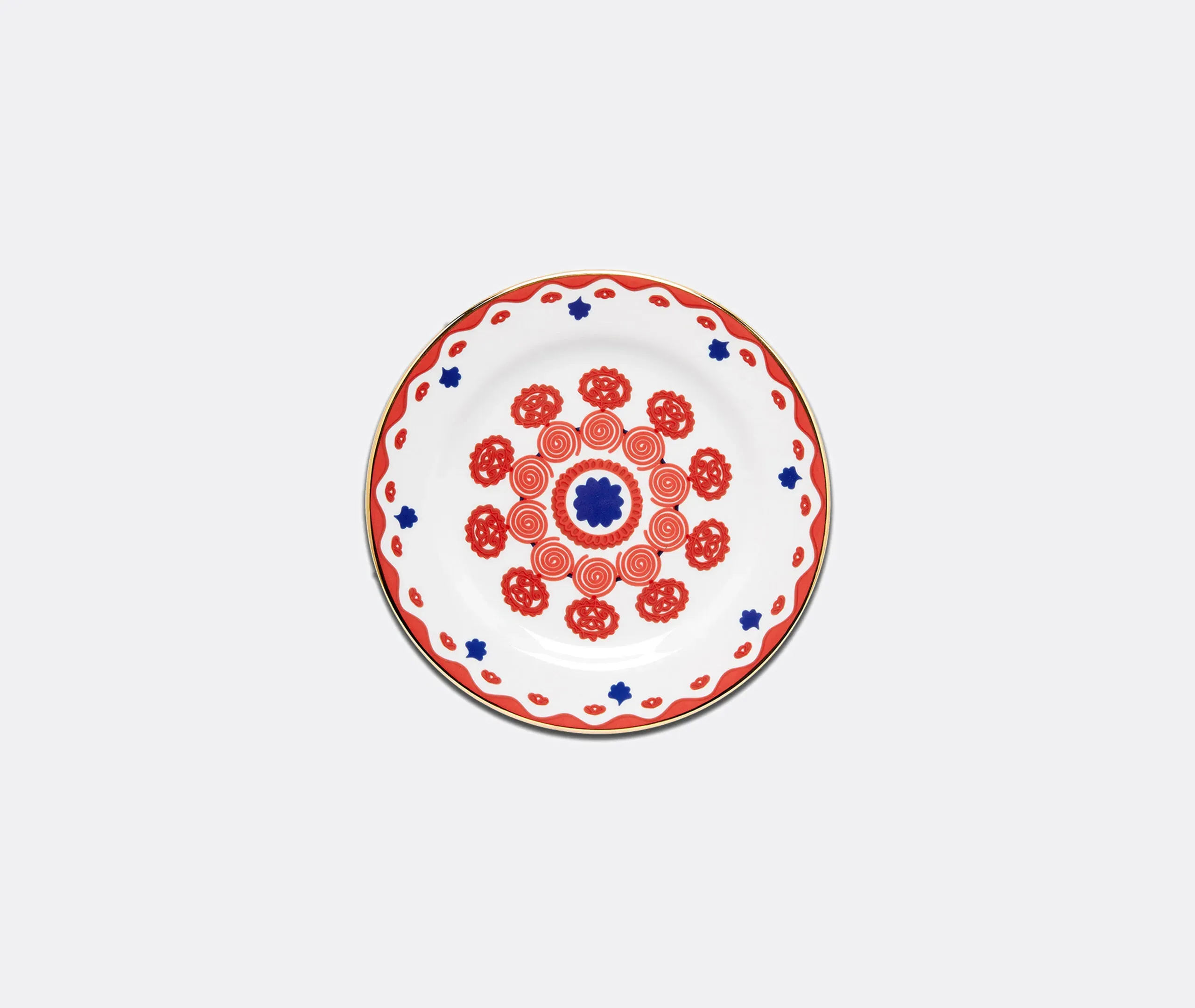 Transylvania Mix Set of Six Dessert Plates - Multicolour alternate view