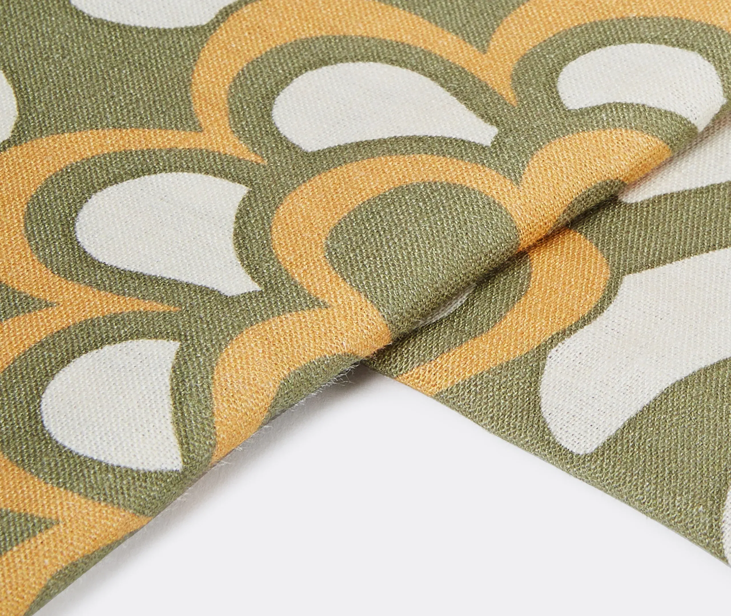 Tudor Medium Tablecloth - Light Green, Linen alternate view