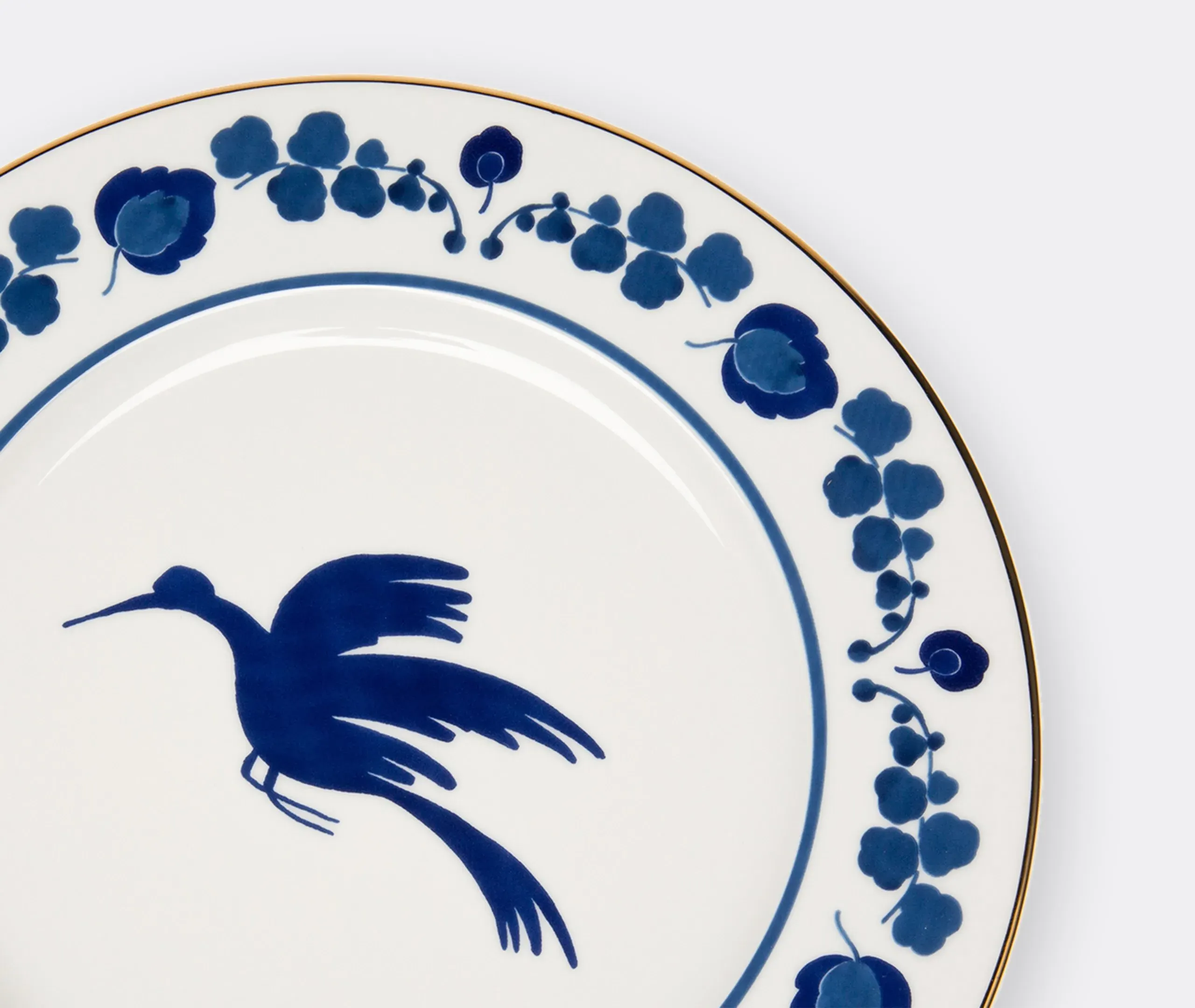 Wildbird Charger Plate Hand-Painted - Multicolor