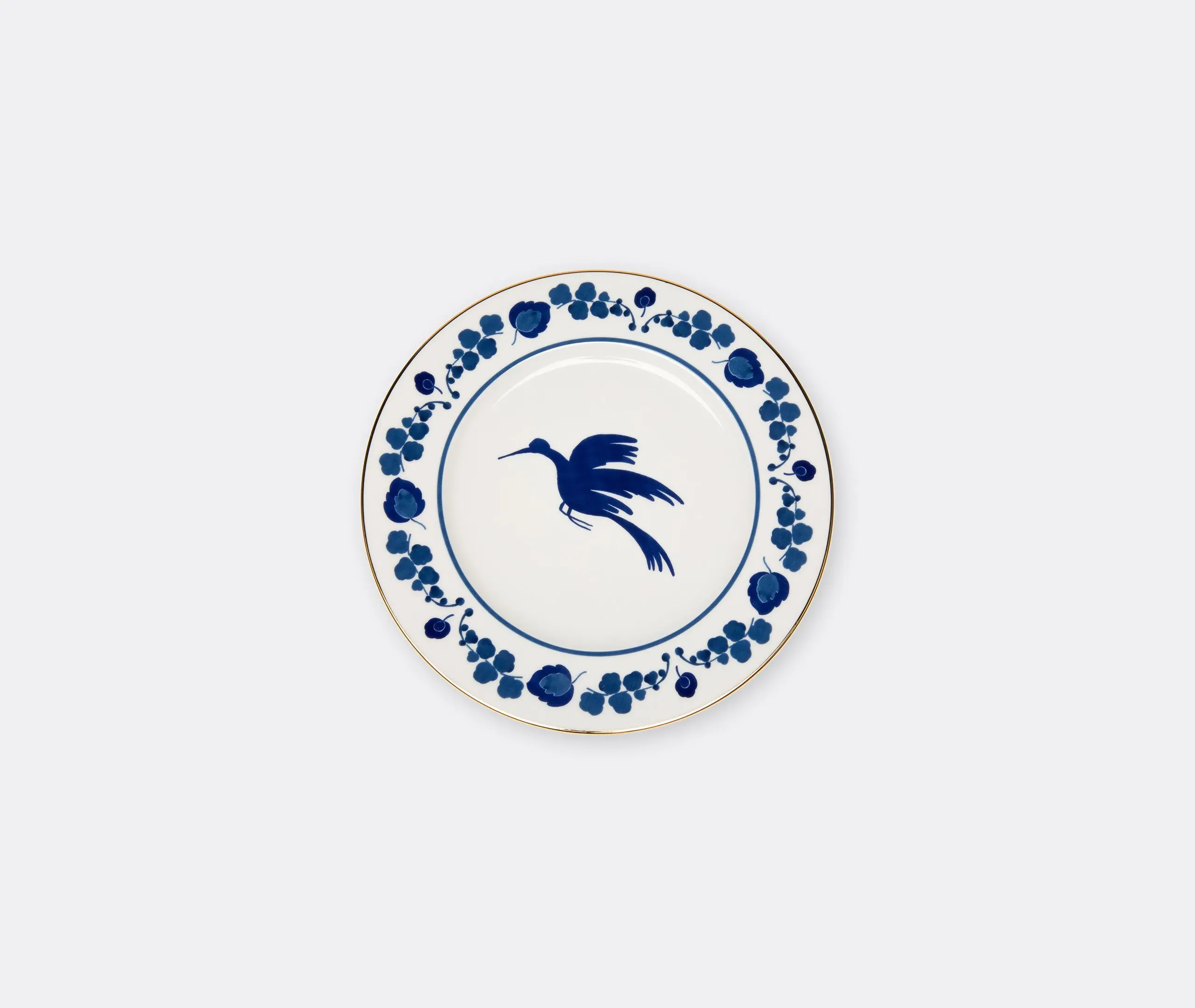 Wildbird Charger Plate Hand-Painted - Multicolor