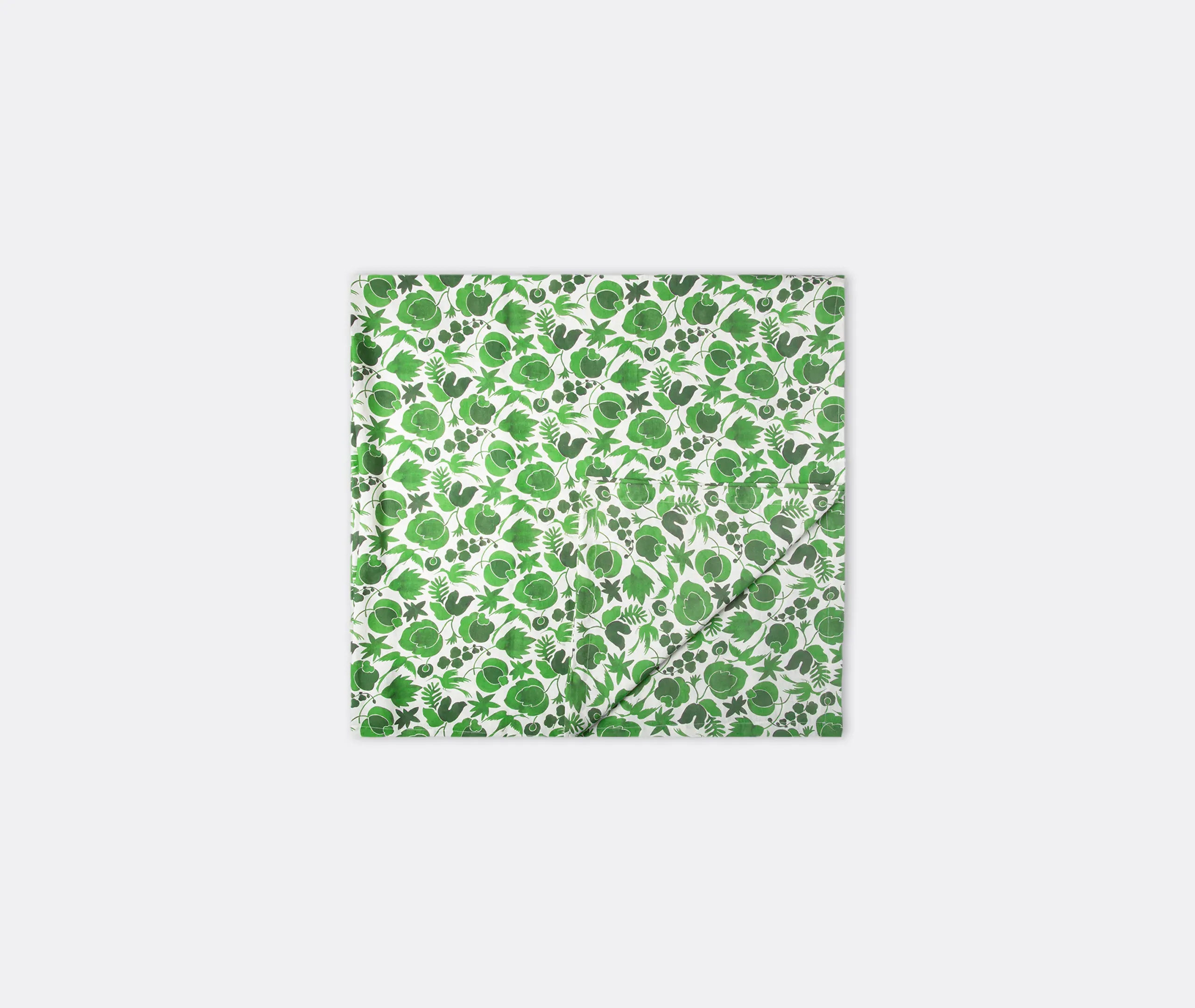 Wildbird Medium Tablecloth - Green, Linen product