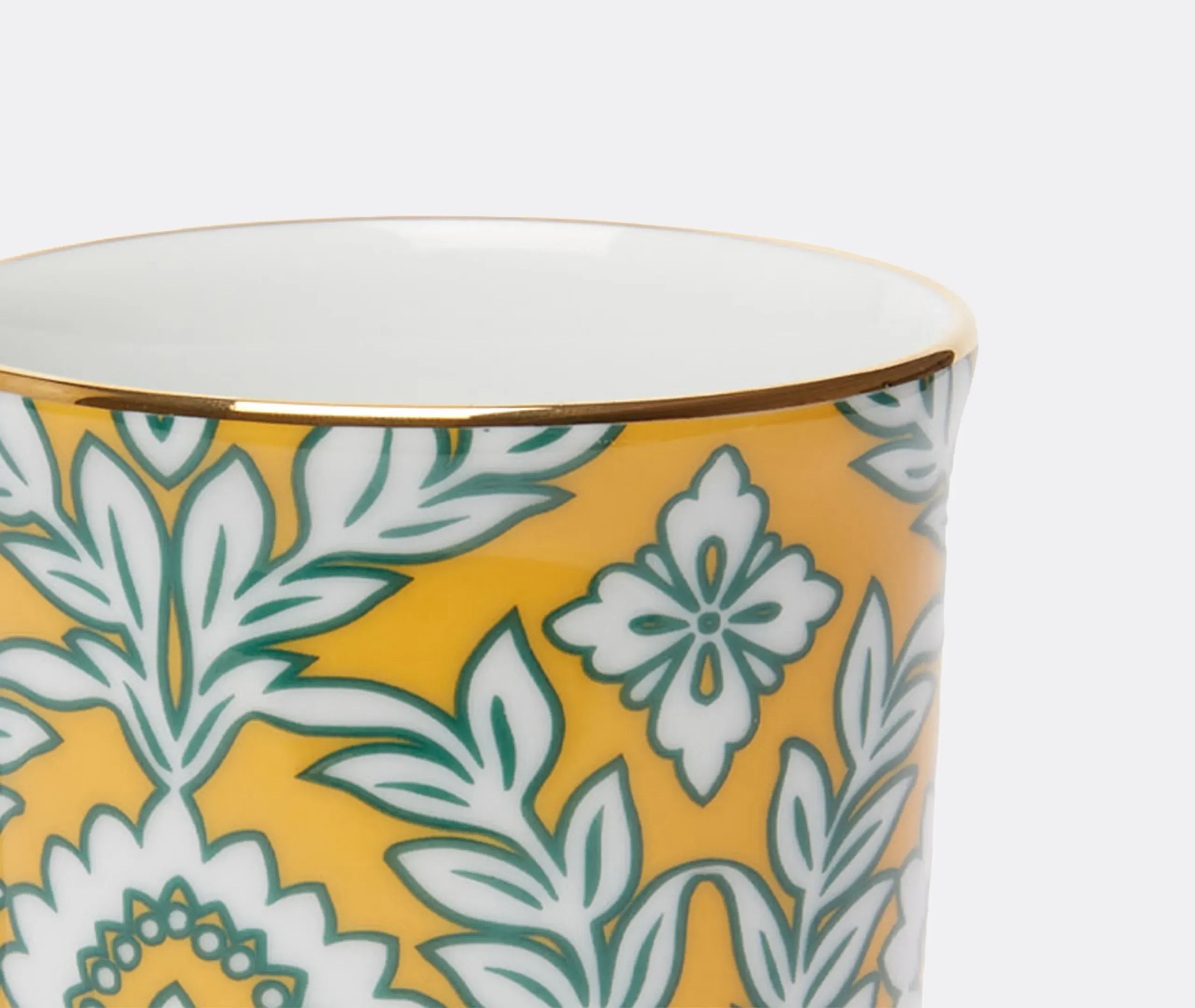 Yellow Garland Mug - Multicolour, Porcelain alternate view