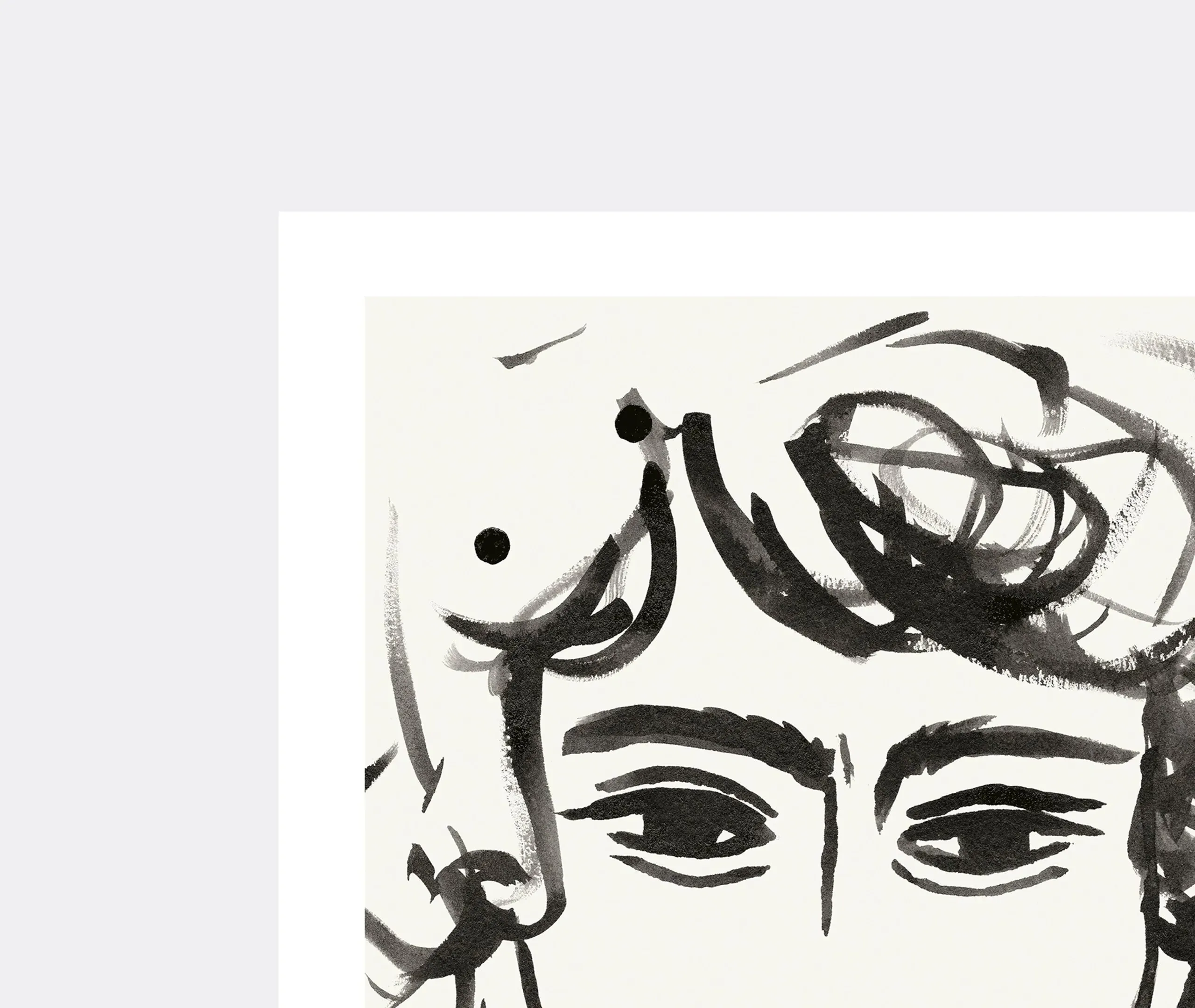 Beauty 312 Art Print - Light Brown