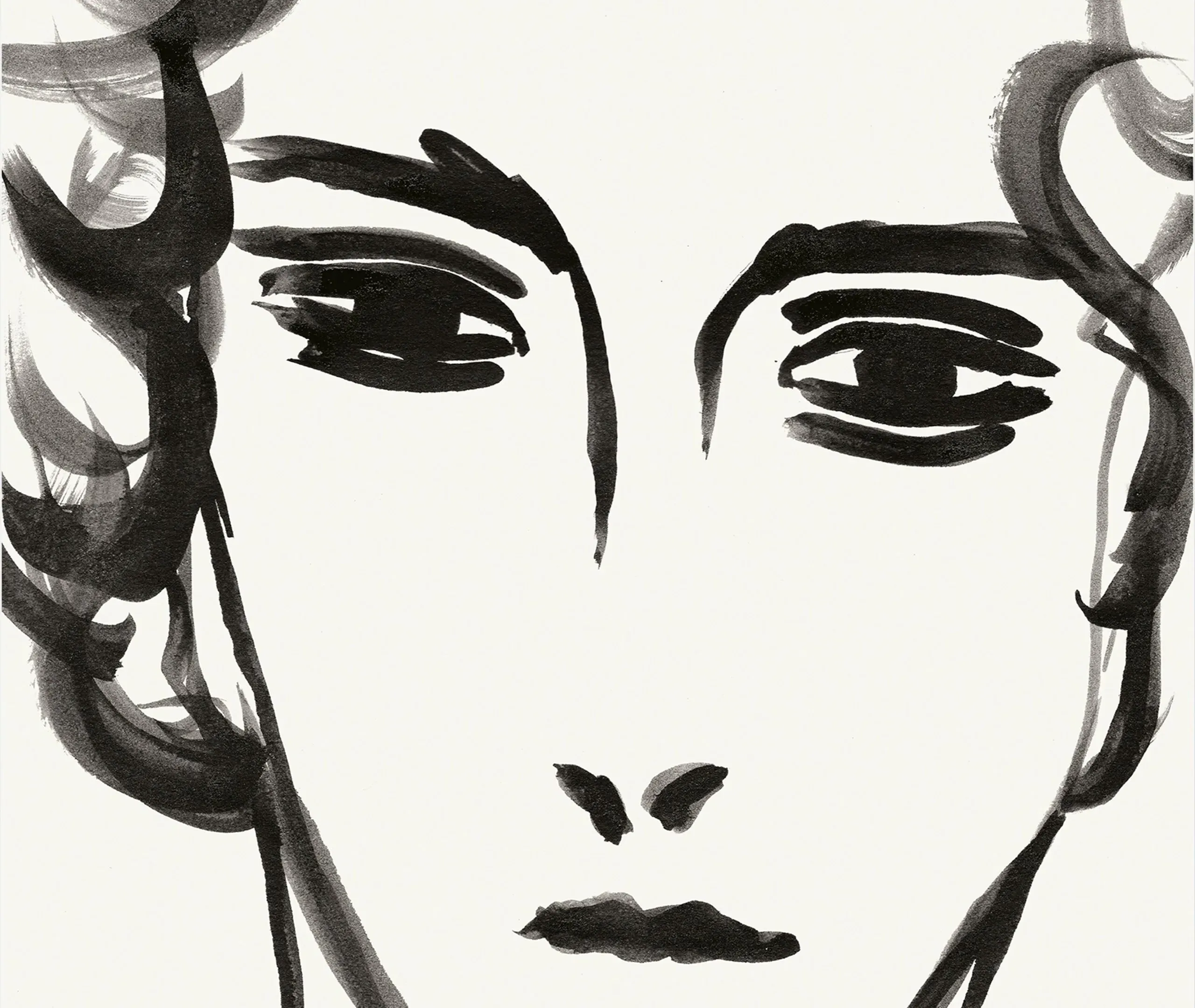 Poking 325 Art Print - Light Brown