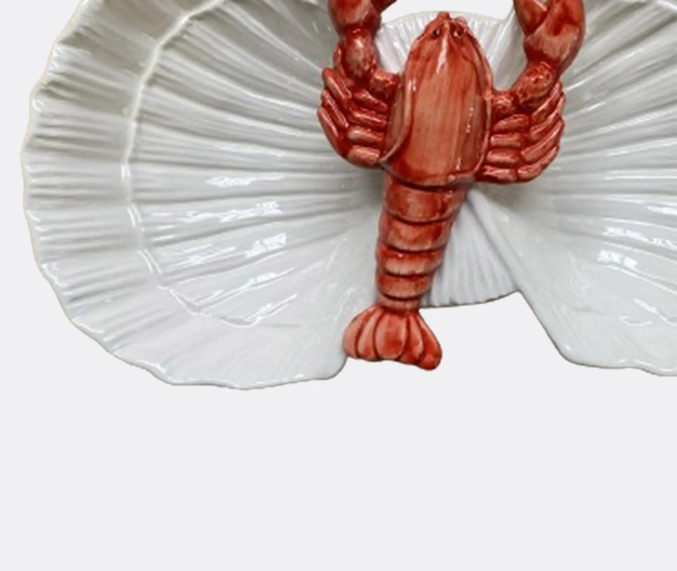 2-Shell Starter Plate with Lobster - Multicolor