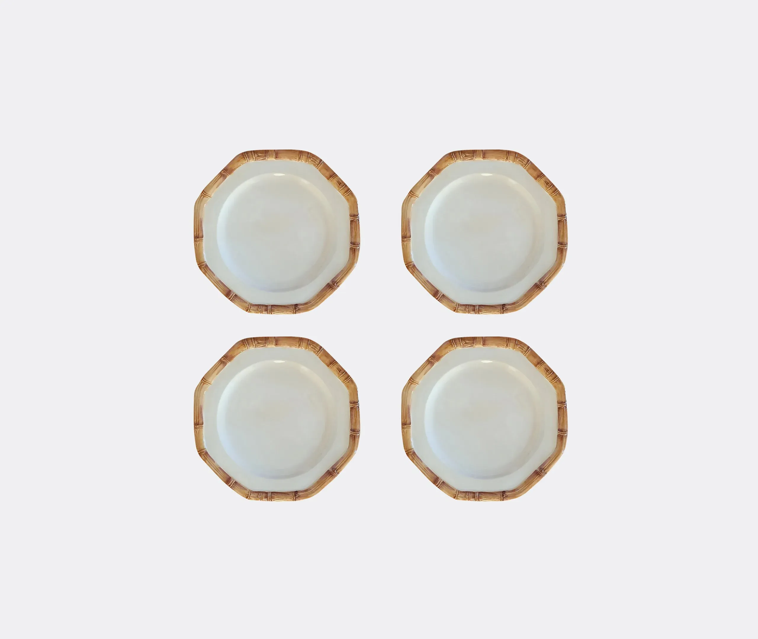4-Piece Dessert Plate Set - Multicolor, Ceramic image