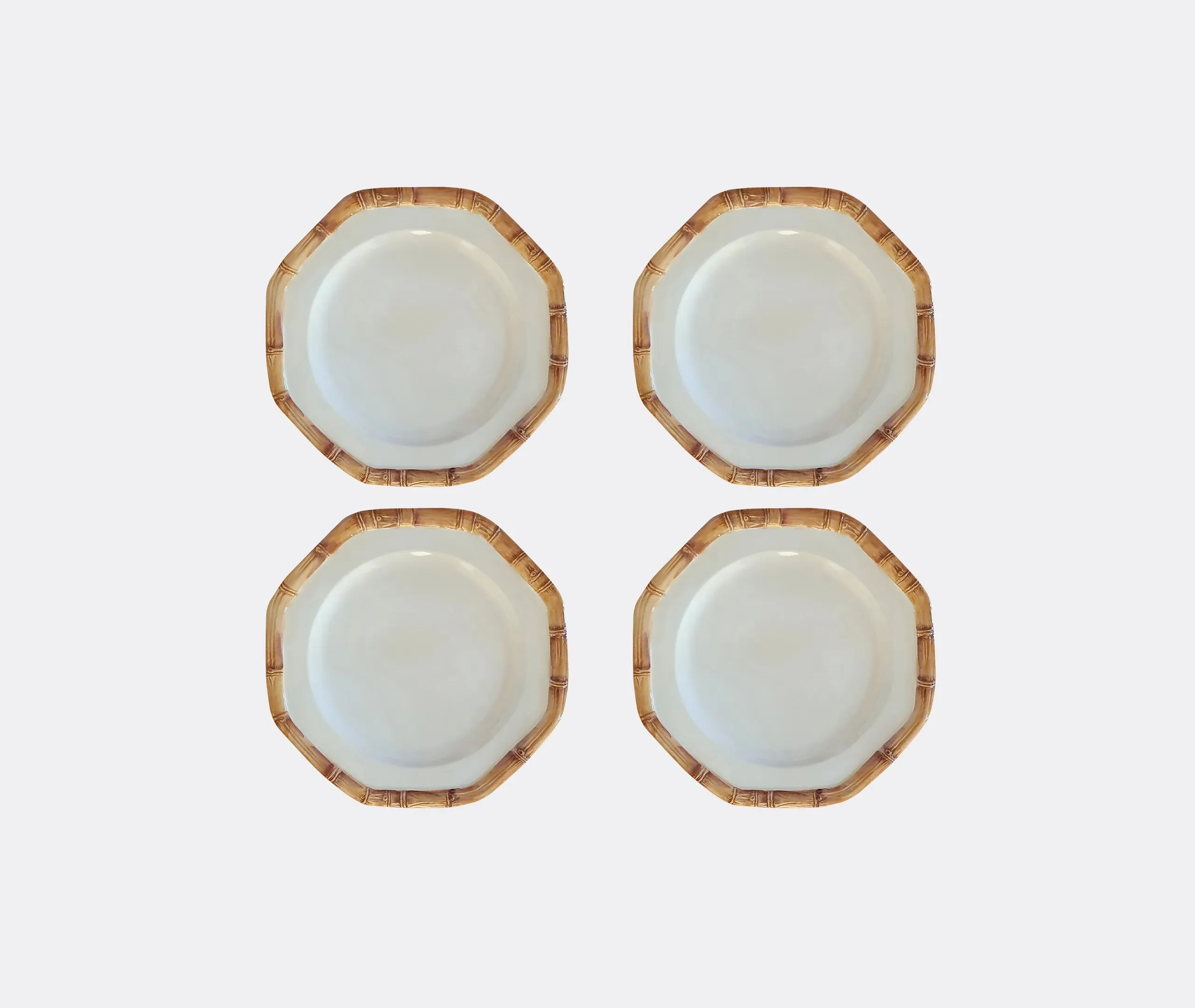 4-Piece Dinner Plate Set - Multicolor, Ceramic