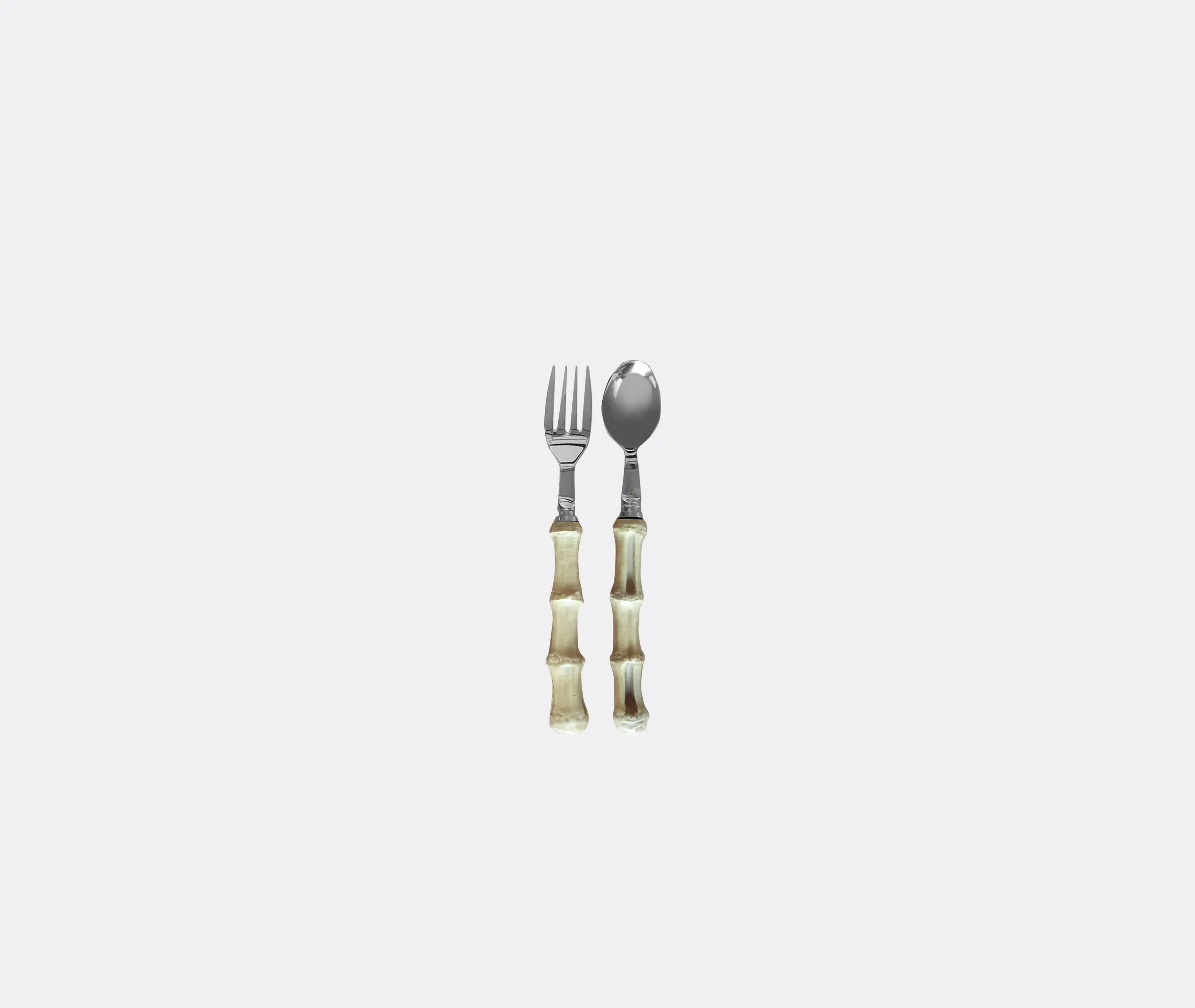 5-Piece Cutlery Set - Multicolor, Bamboo