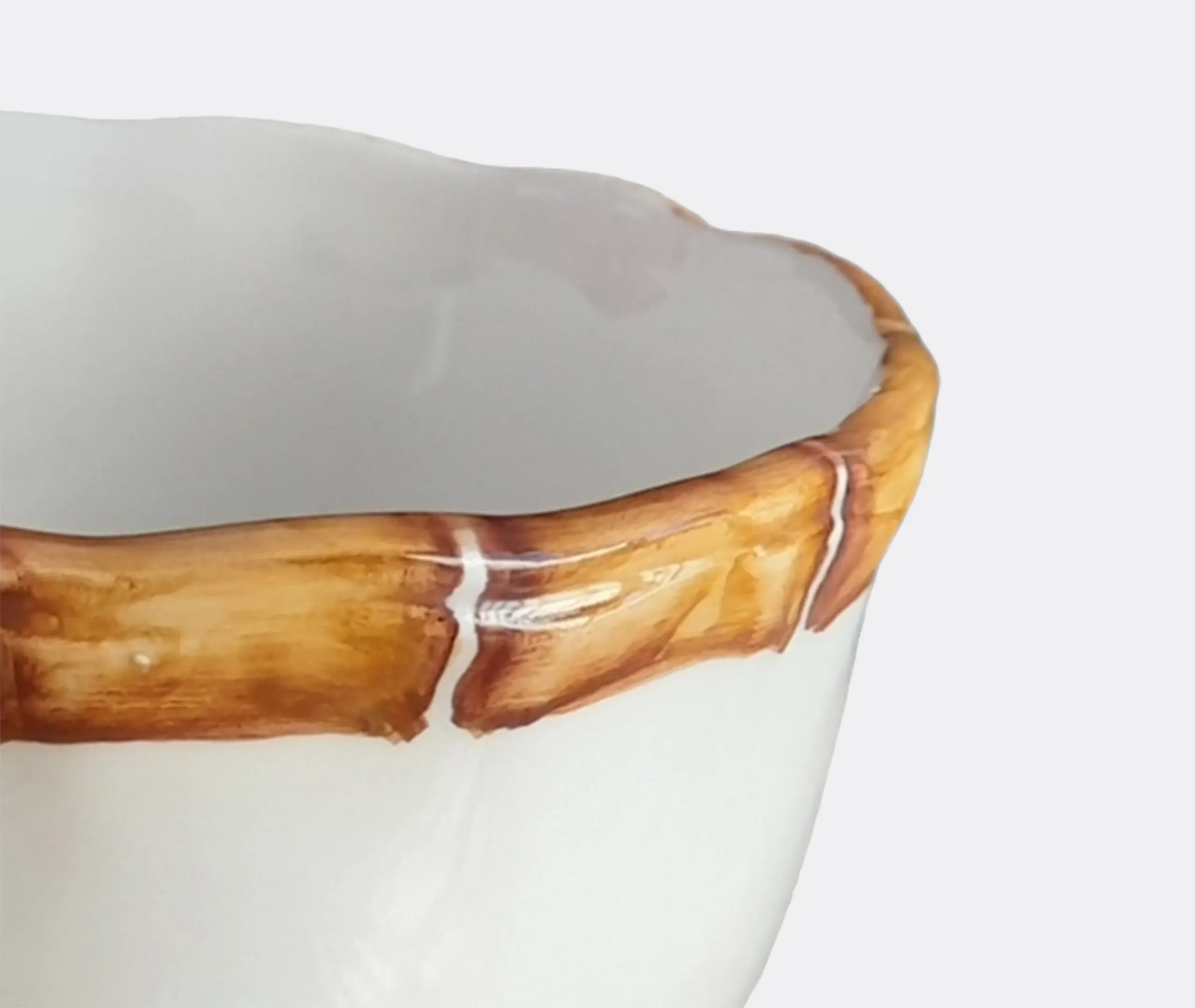 Bamboo Cappuccino Cup Set of Two - Multicolor