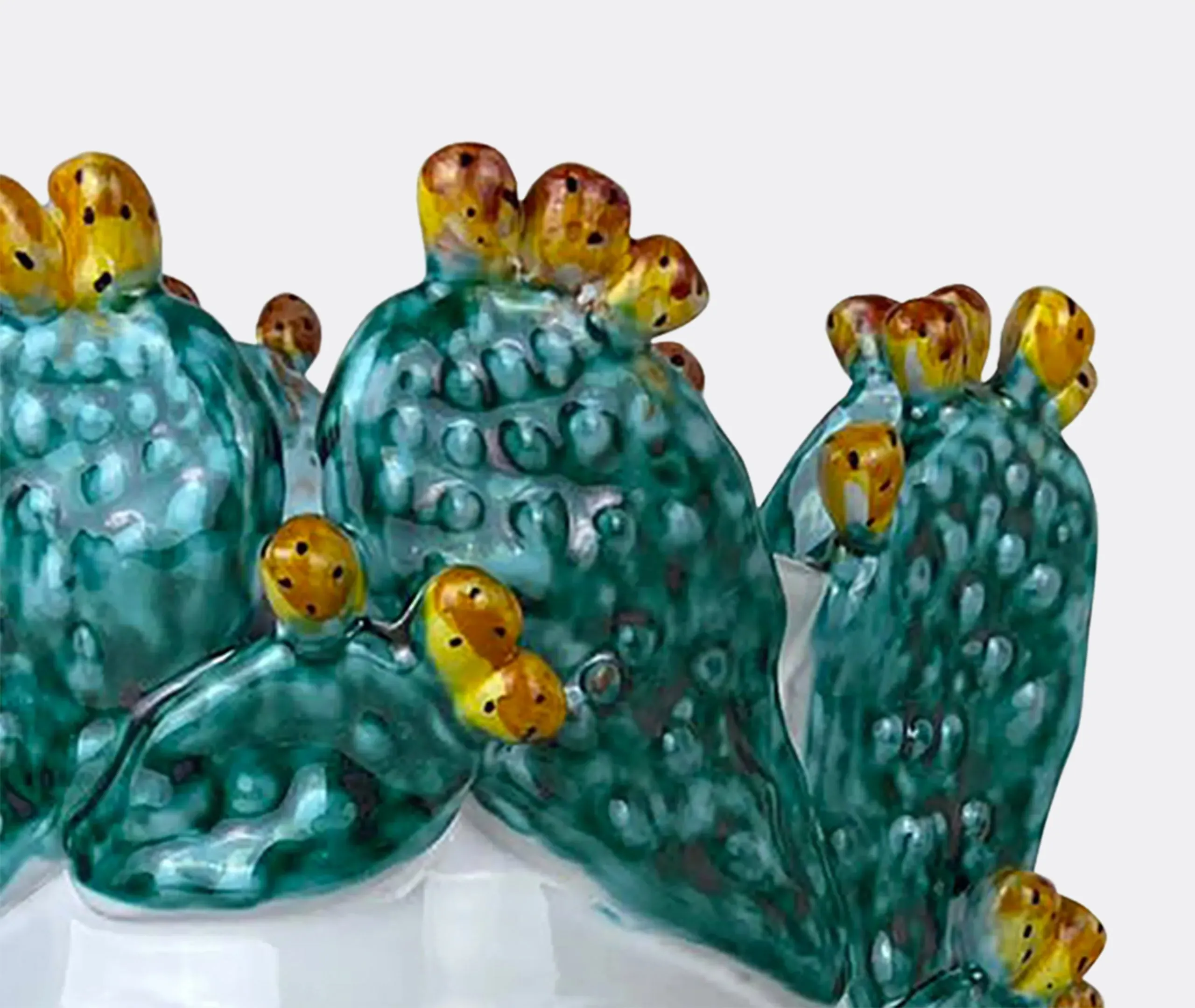Cacti Head Vase Woman - Multicolor, Ceramic