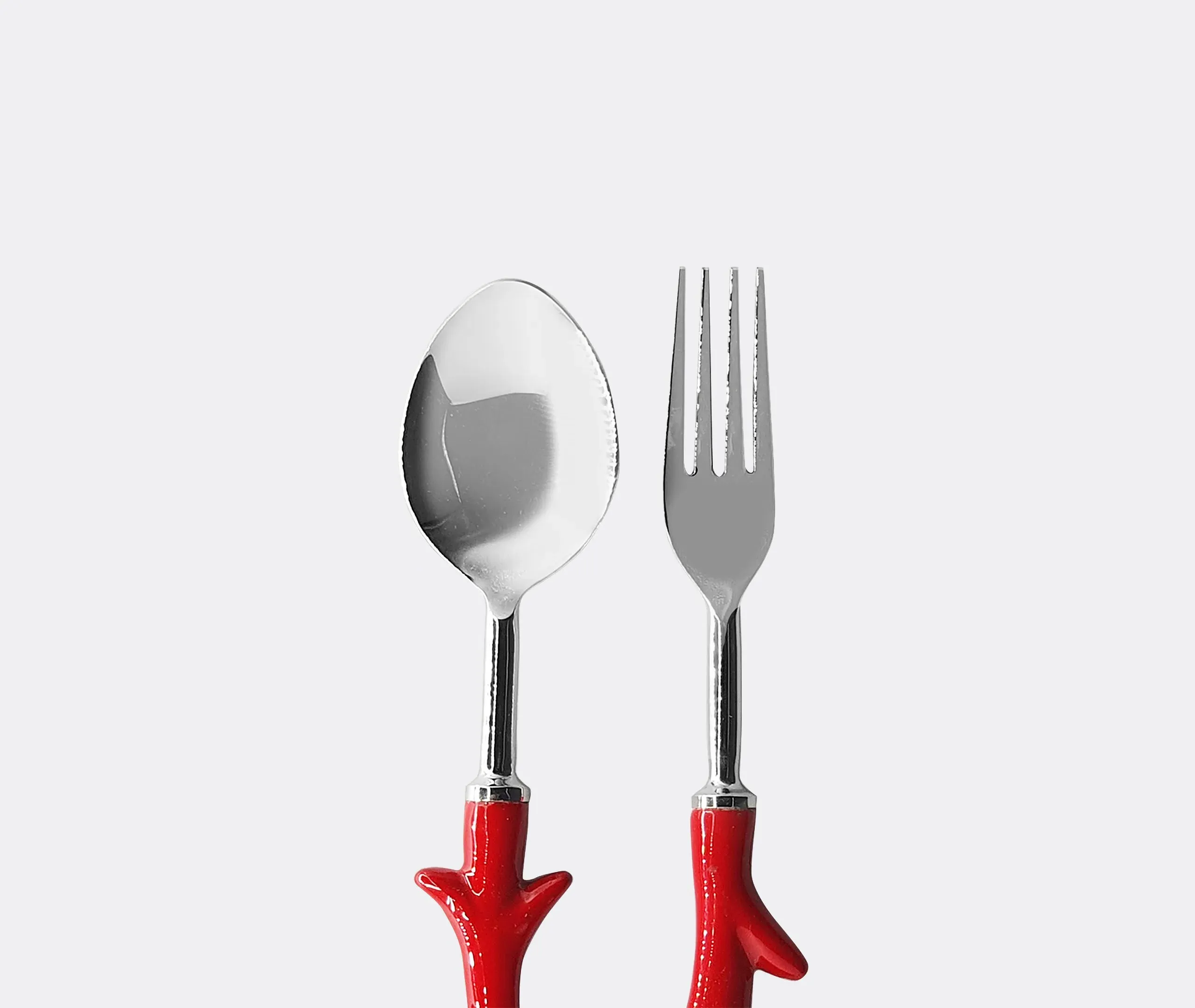 Coral Serving Set - Multicolor, Resin